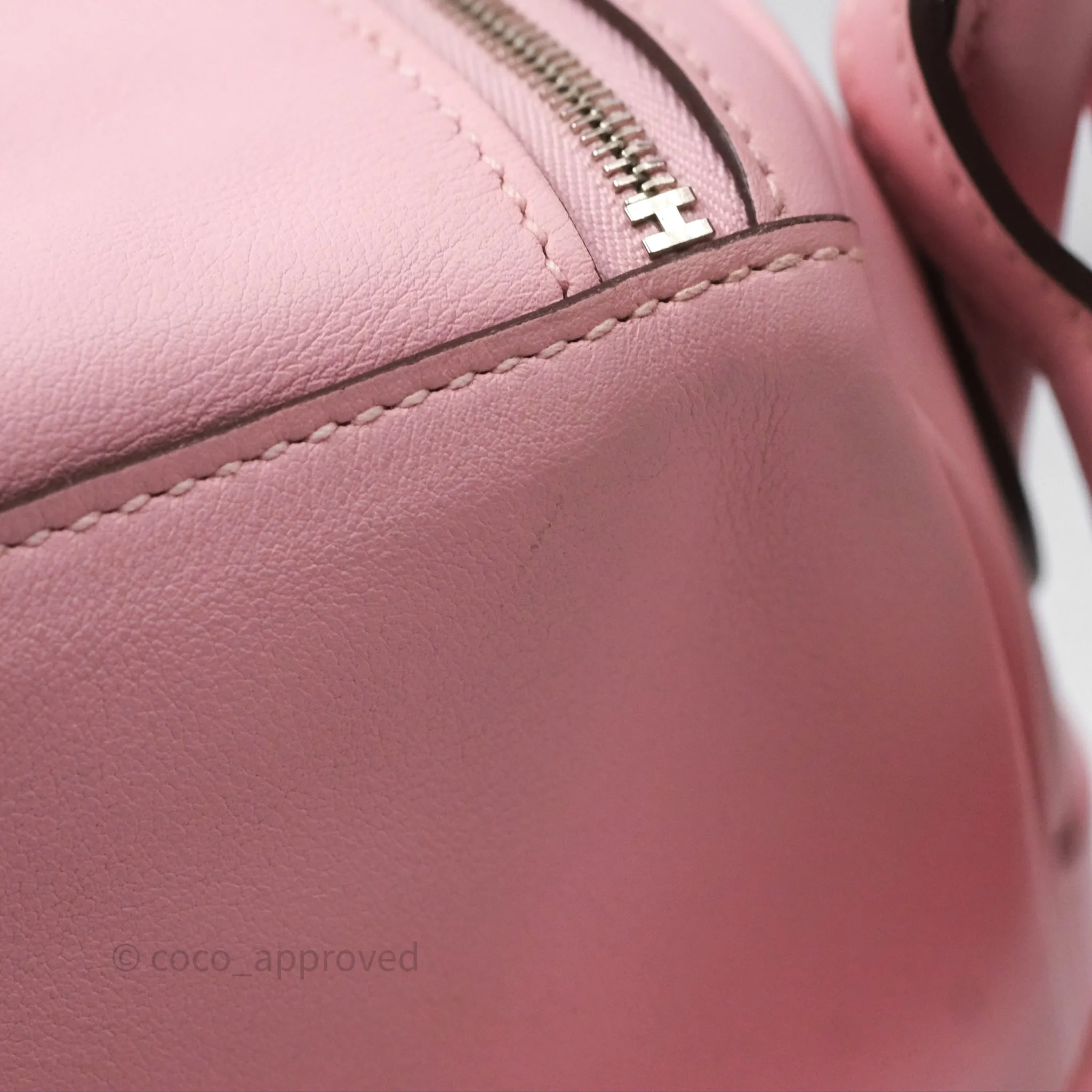 Hermes Lindy 26 Rose Sakura Pink 3Q Swift Palladium Hardware