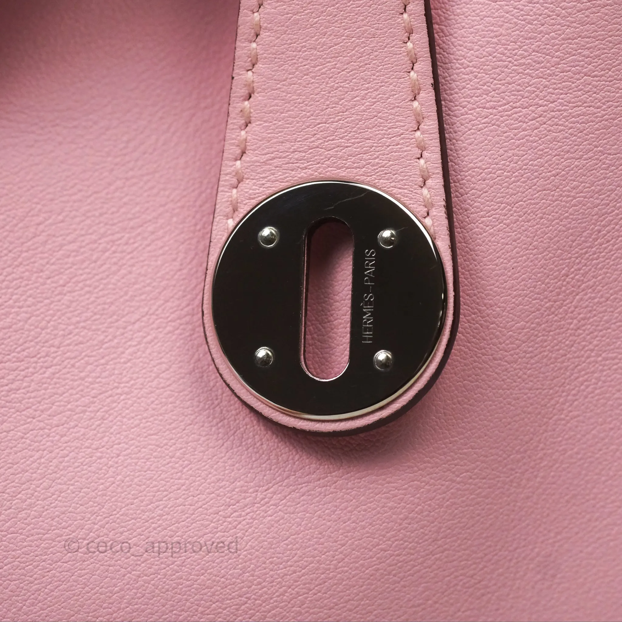 Hermes Lindy 26 Rose Sakura Pink 3Q Swift Palladium Hardware