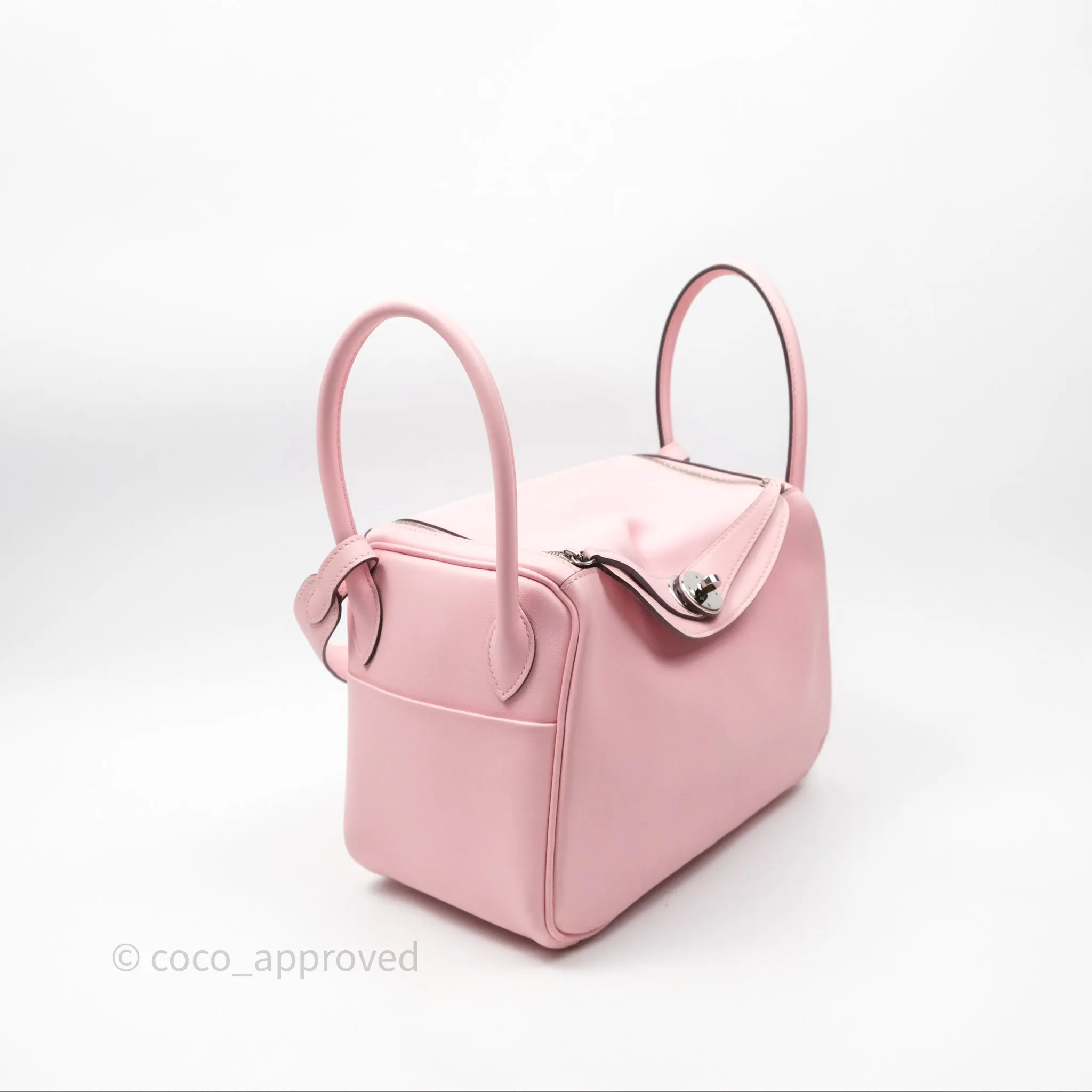 Hermes Lindy 26 Rose Sakura Pink 3Q Swift Palladium Hardware
