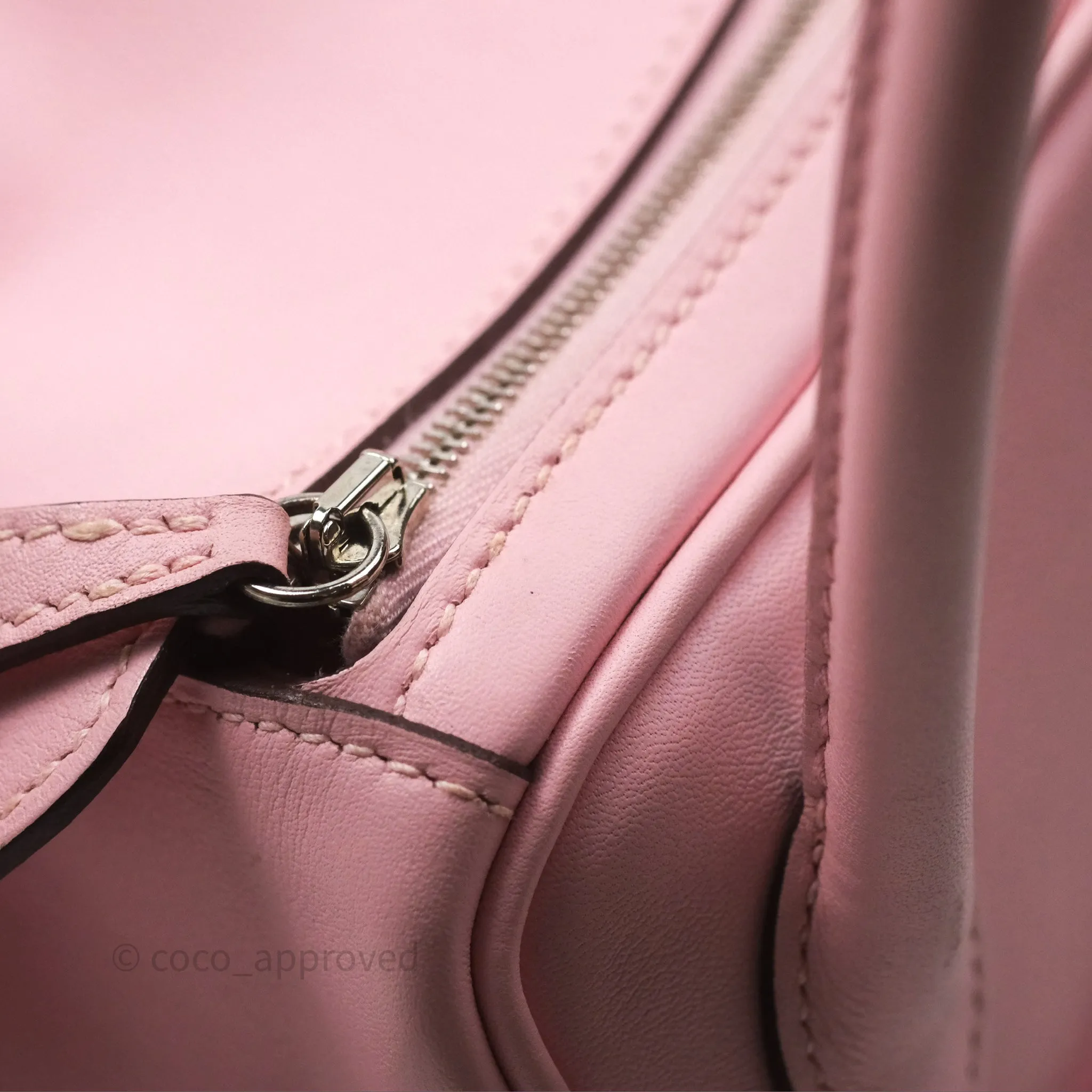 Hermes Lindy 26 Rose Sakura Pink 3Q Swift Palladium Hardware
