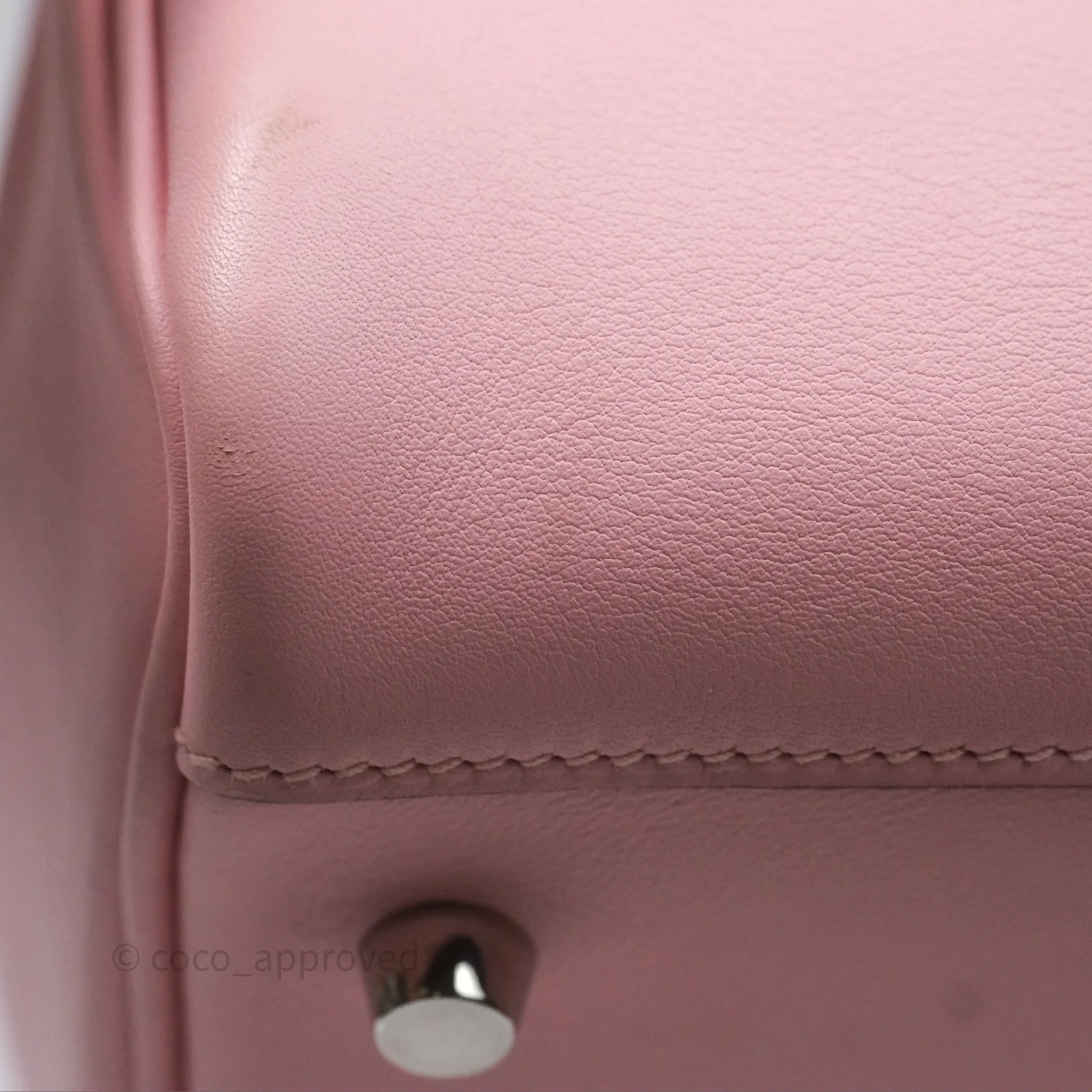 Hermes Lindy 26 Rose Sakura Pink 3Q Swift Palladium Hardware