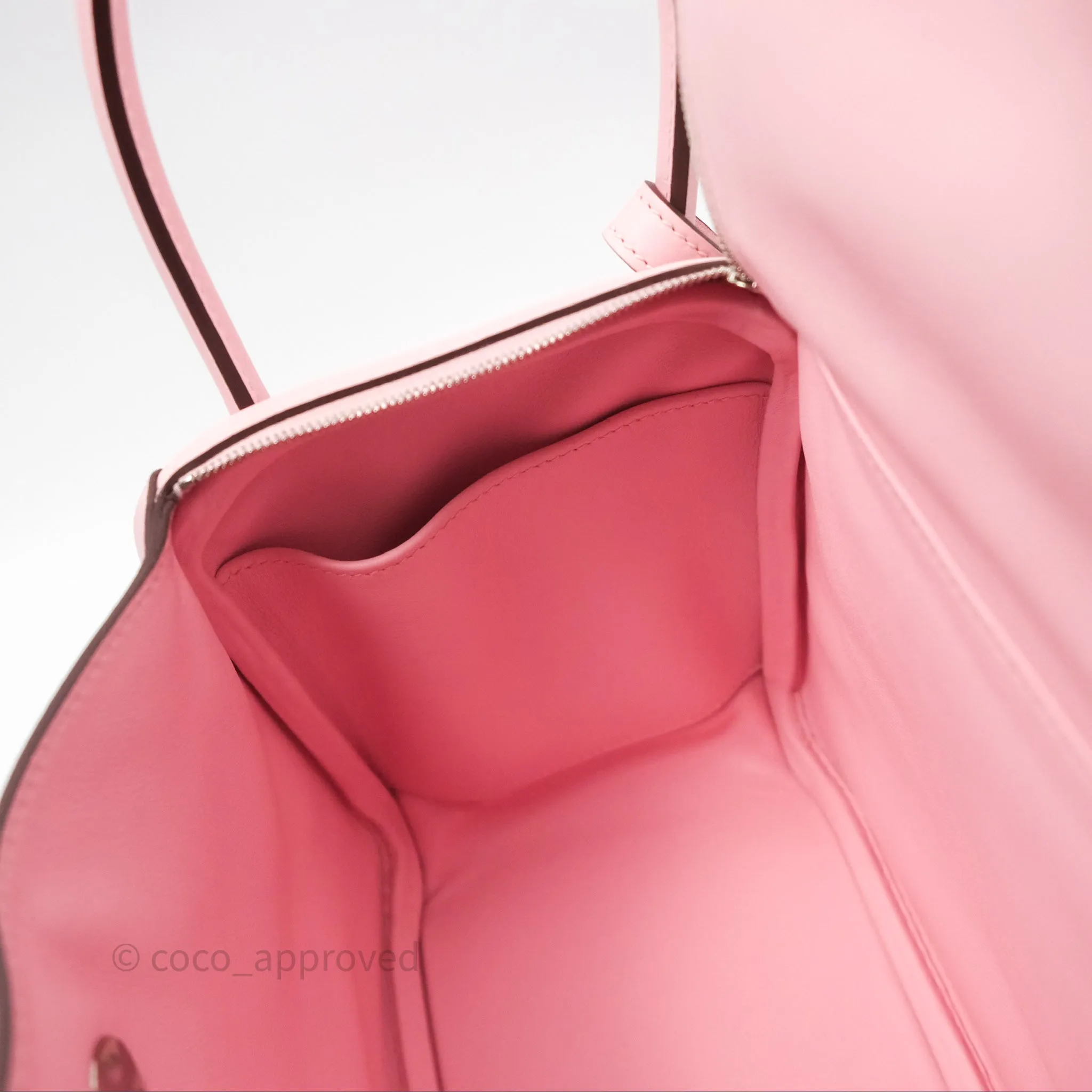 Hermes Lindy 26 Rose Sakura Pink 3Q Swift Palladium Hardware