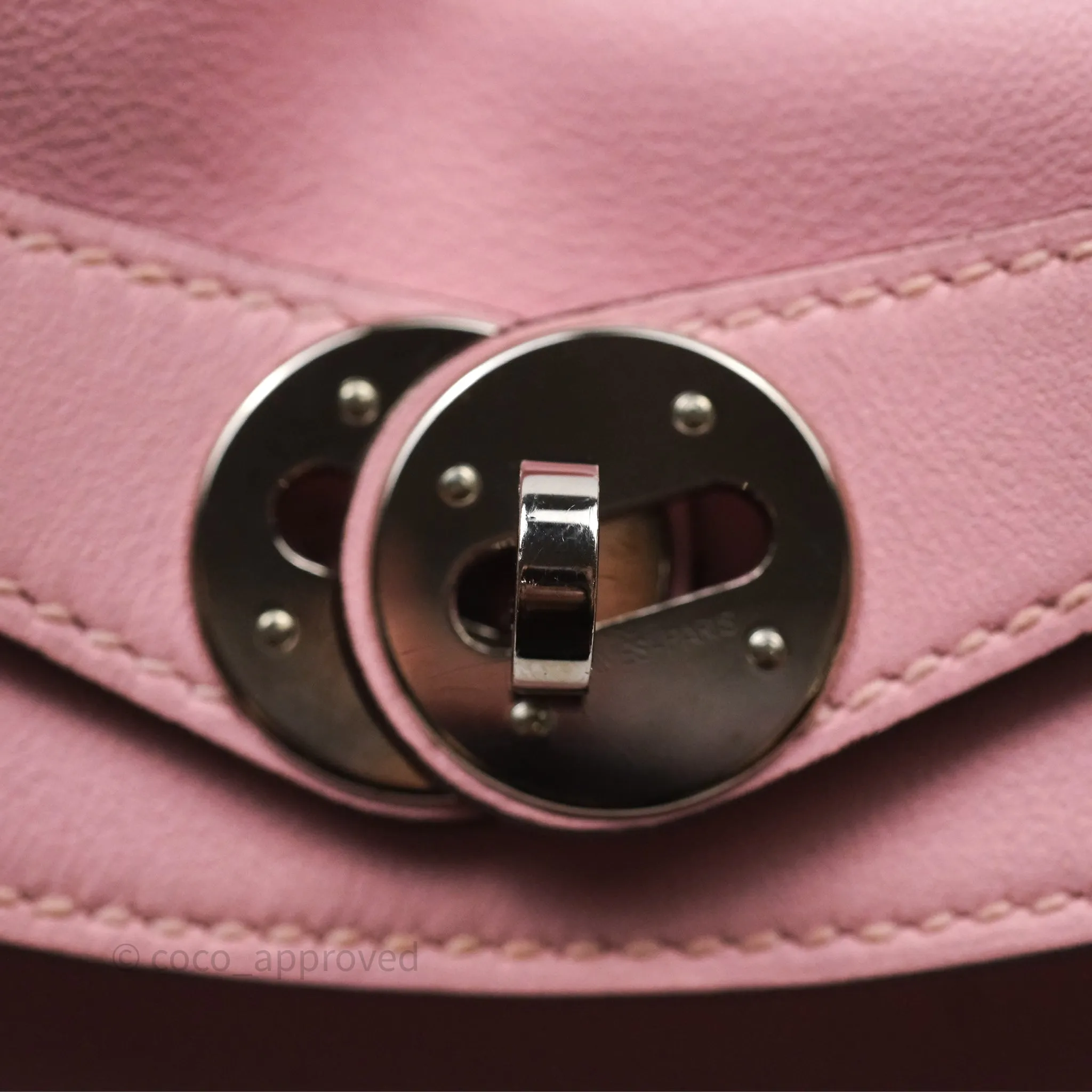 Hermes Lindy 26 Rose Sakura Pink 3Q Swift Palladium Hardware