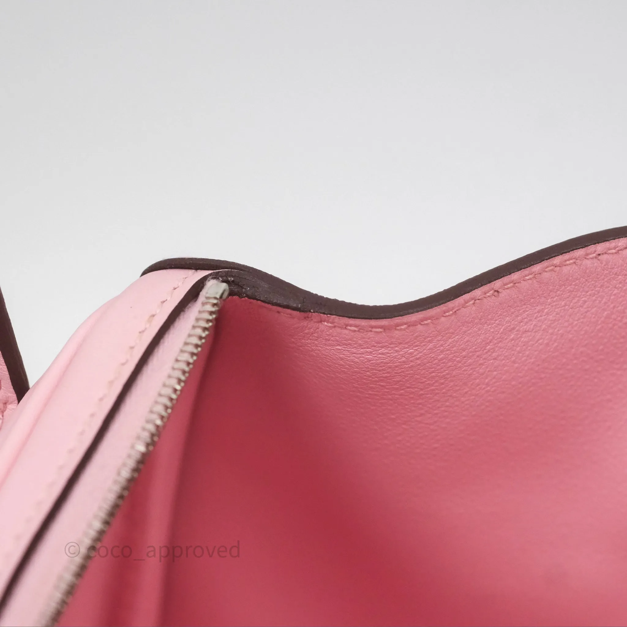 Hermes Lindy 26 Rose Sakura Pink 3Q Swift Palladium Hardware