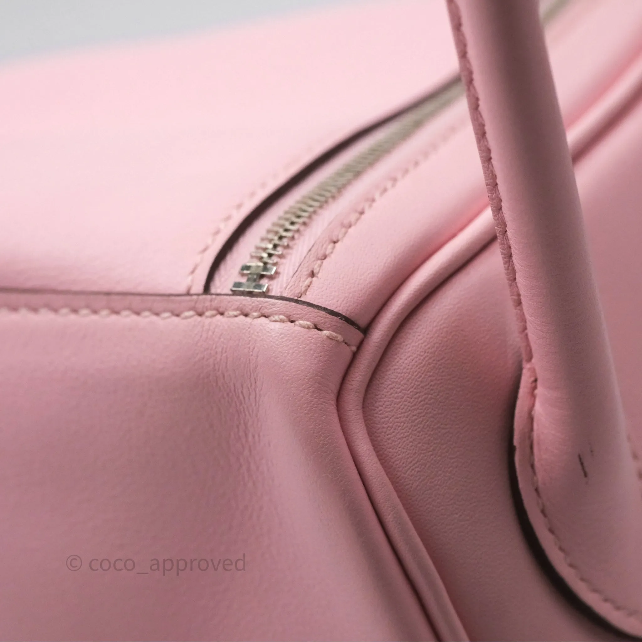 Hermes Lindy 26 Rose Sakura Pink 3Q Swift Palladium Hardware