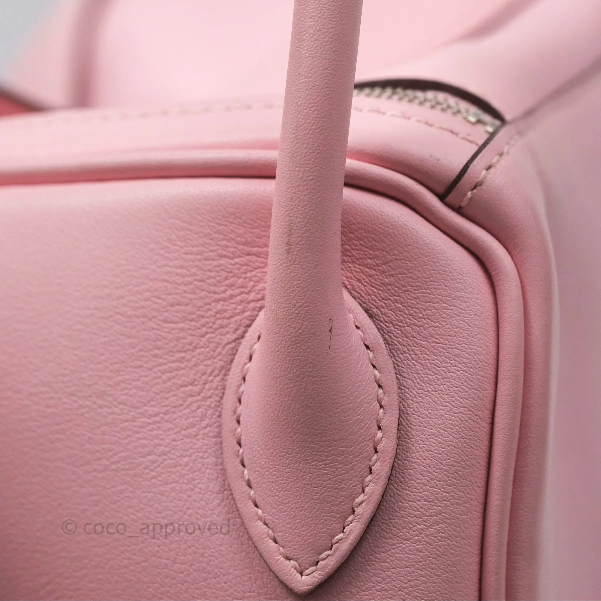 Hermes Lindy 26 Rose Sakura Pink 3Q Swift Palladium Hardware
