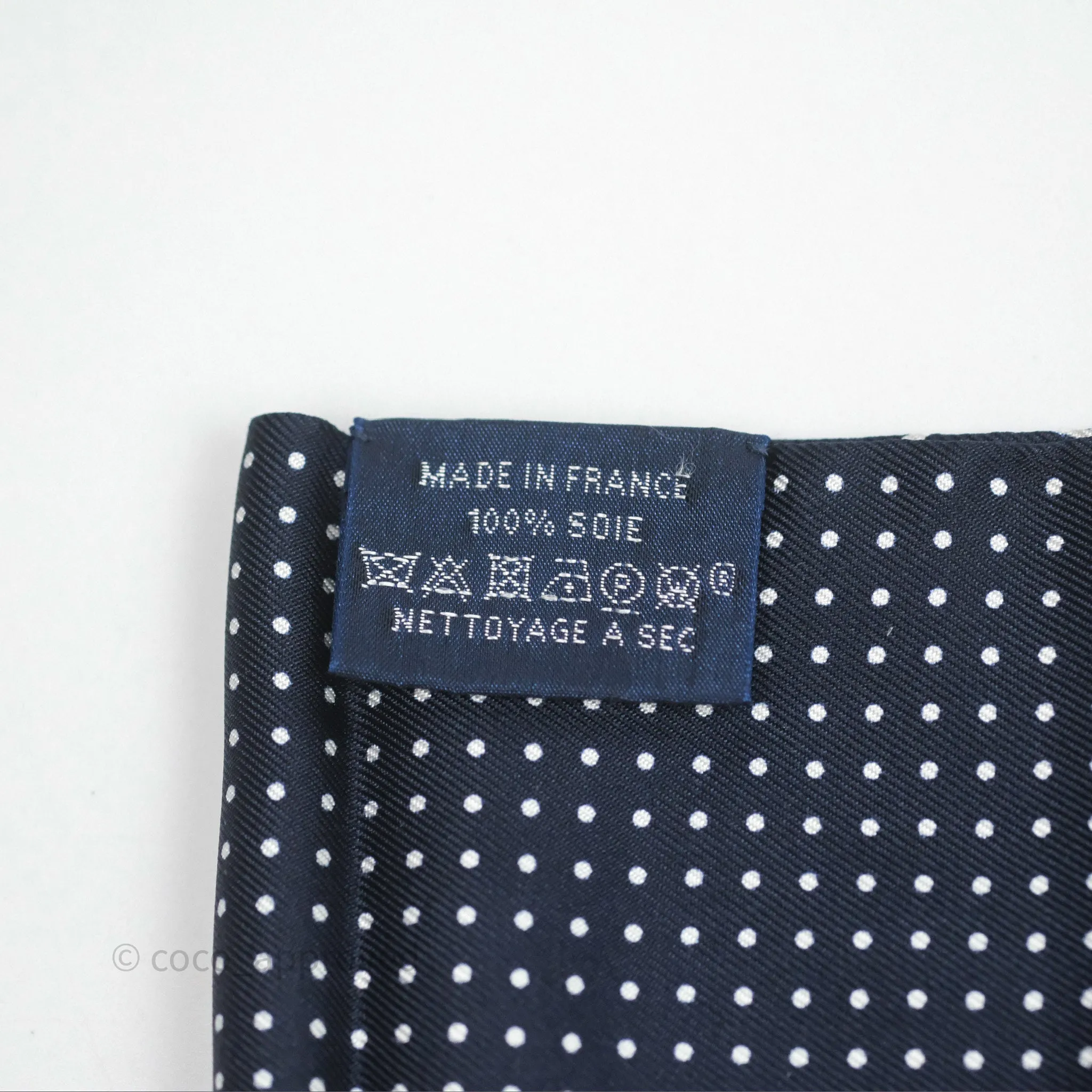 Hermes Maxi Twilly Cut Scarf Silk Blue