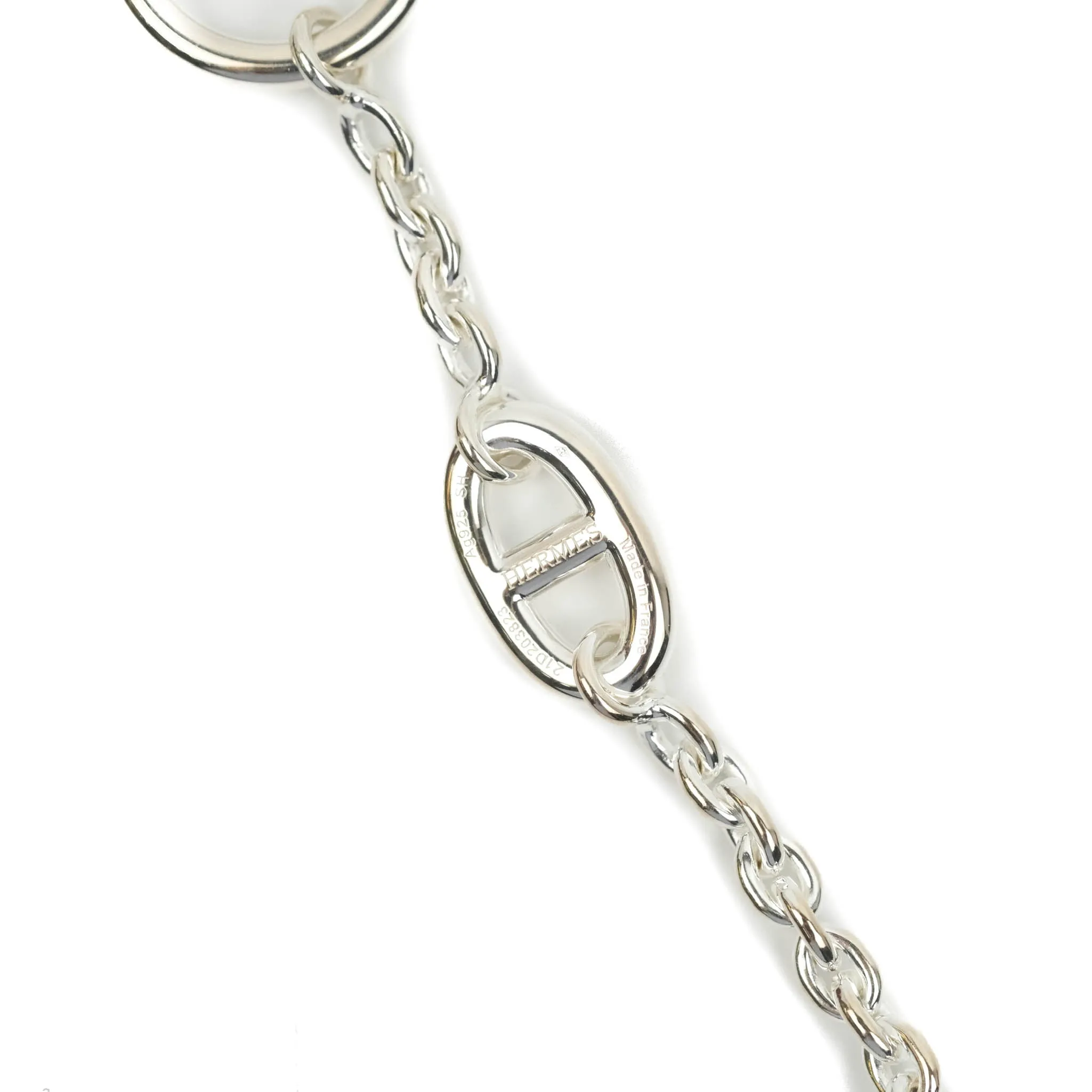 Hermes Medium Chaine d'Ancre Farandole Bracelet Palladium