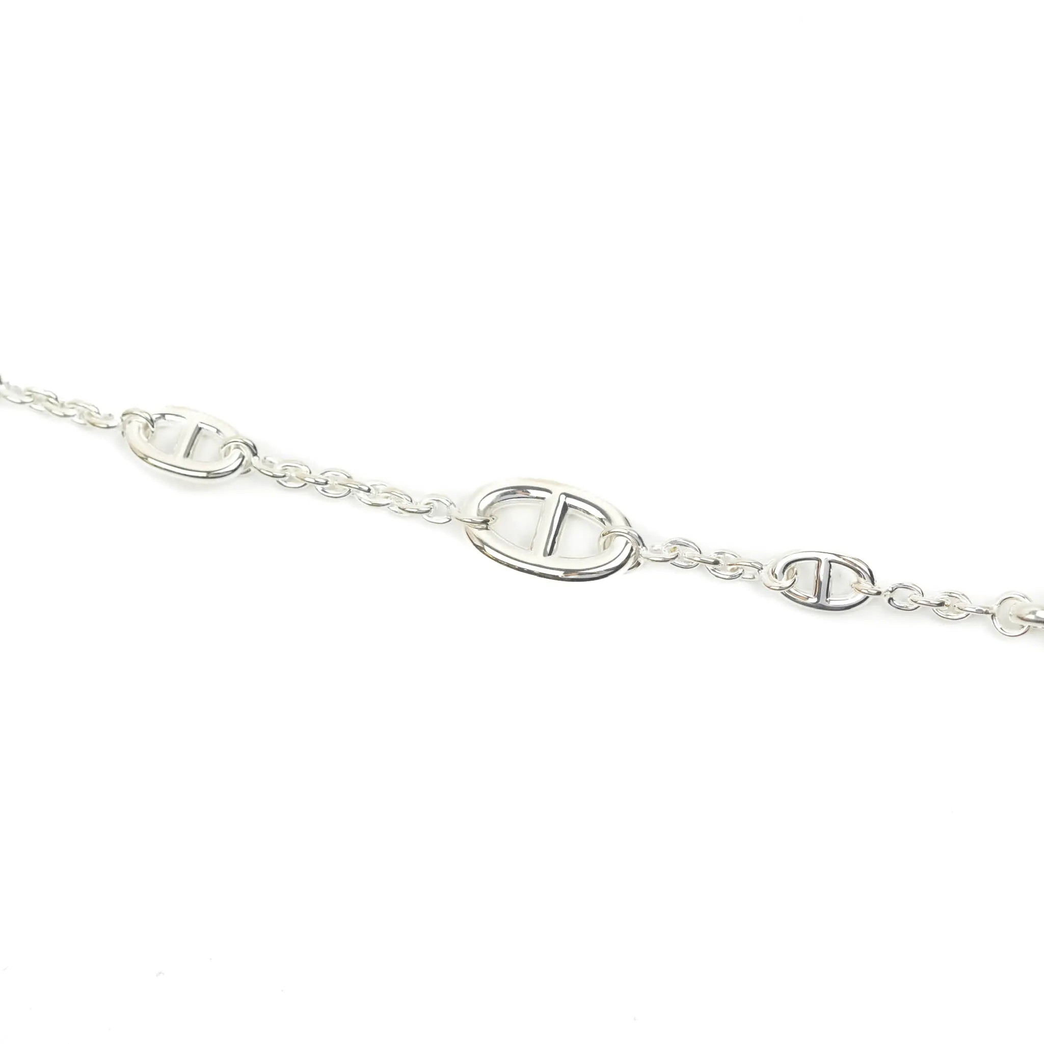 Hermes Medium Chaine d'Ancre Farandole Bracelet Palladium