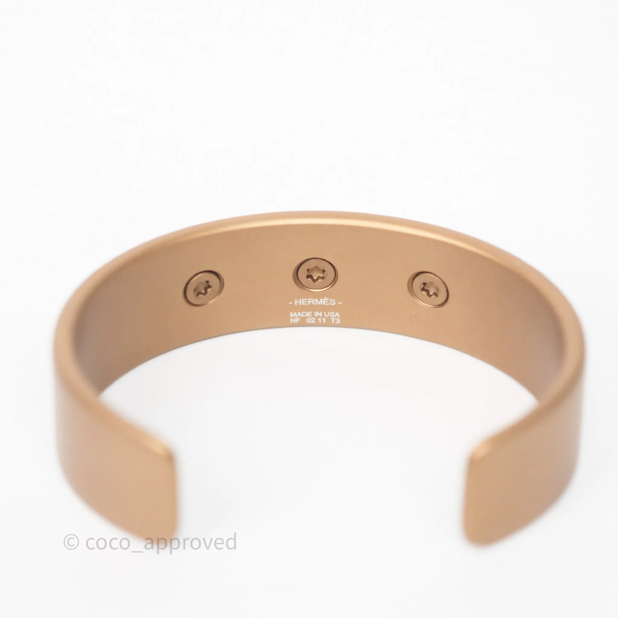 Hermes Medor Aluminium Sunset Bracelet Size T3