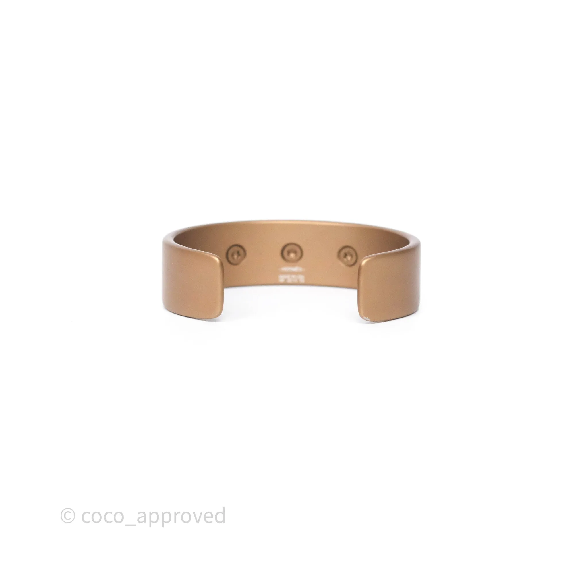 Hermes Medor Aluminium Sunset Bracelet Size T3