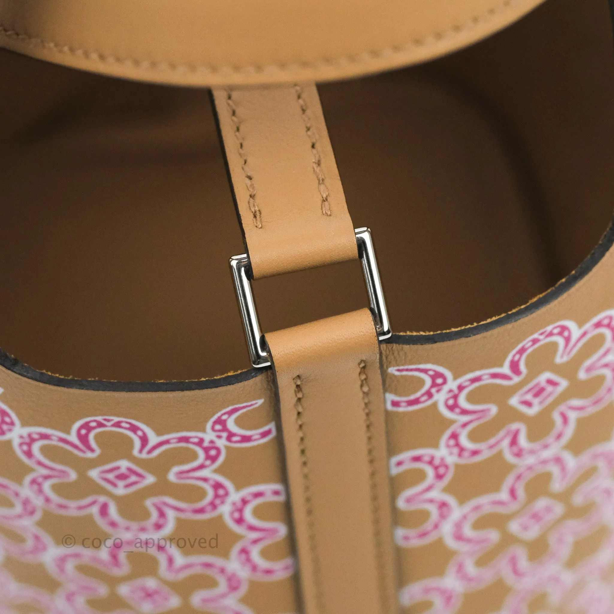 Hermes Micro Picotin 14 Lucky Daisy Chai 0M Swift Palladium Hardware