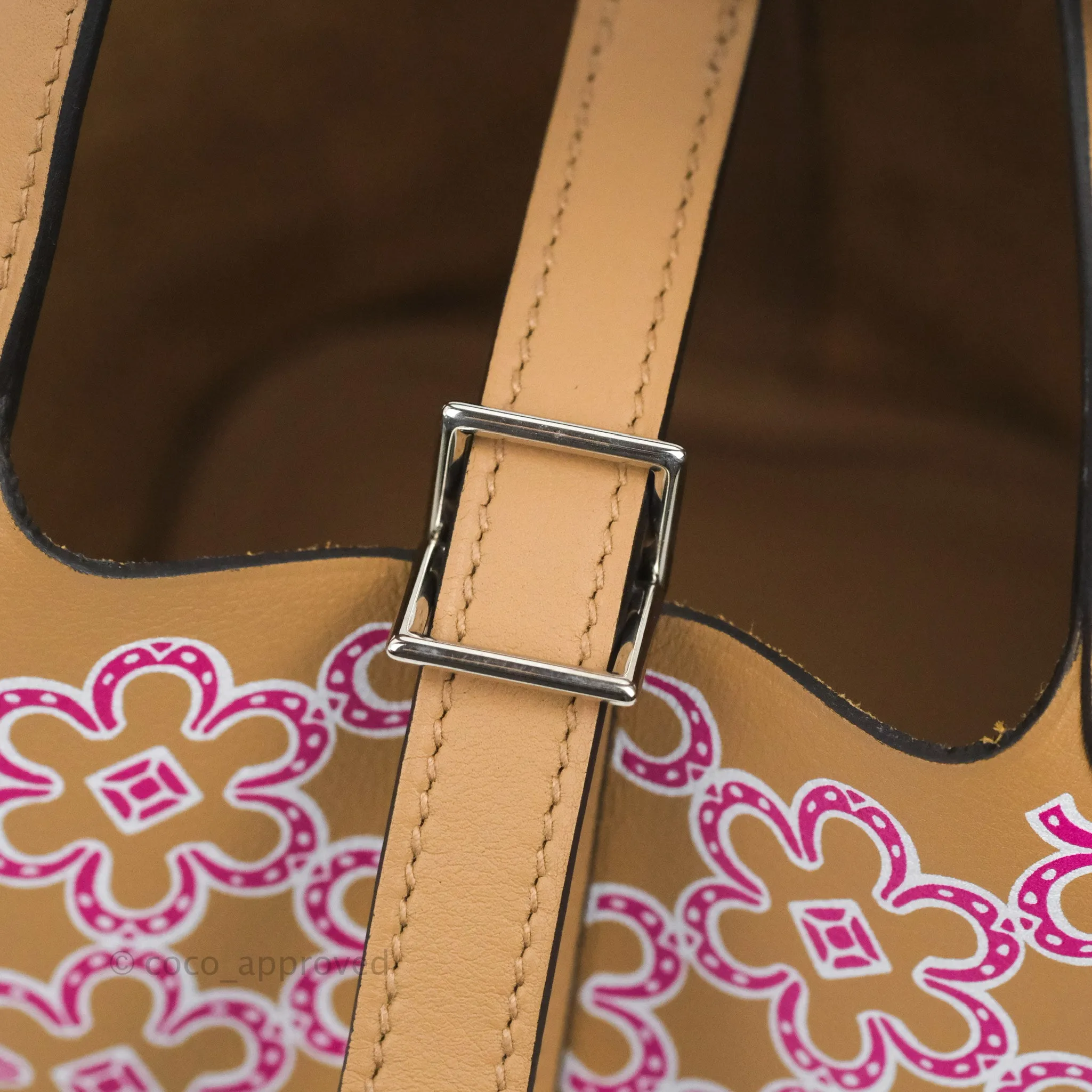Hermes Micro Picotin 14 Lucky Daisy Chai 0M Swift Palladium Hardware