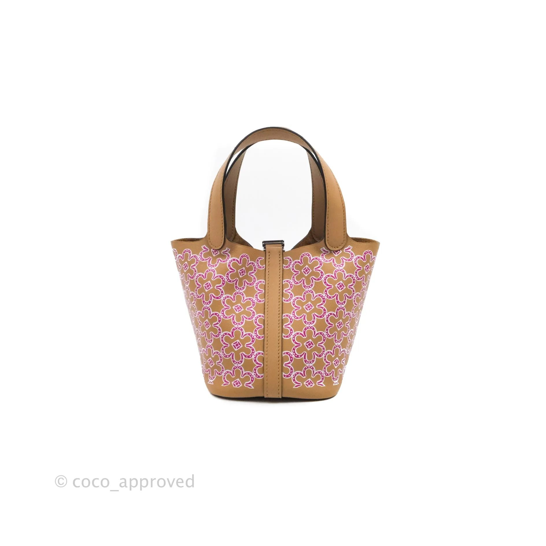 Hermes Micro Picotin 14 Lucky Daisy Chai 0M Swift Palladium Hardware
