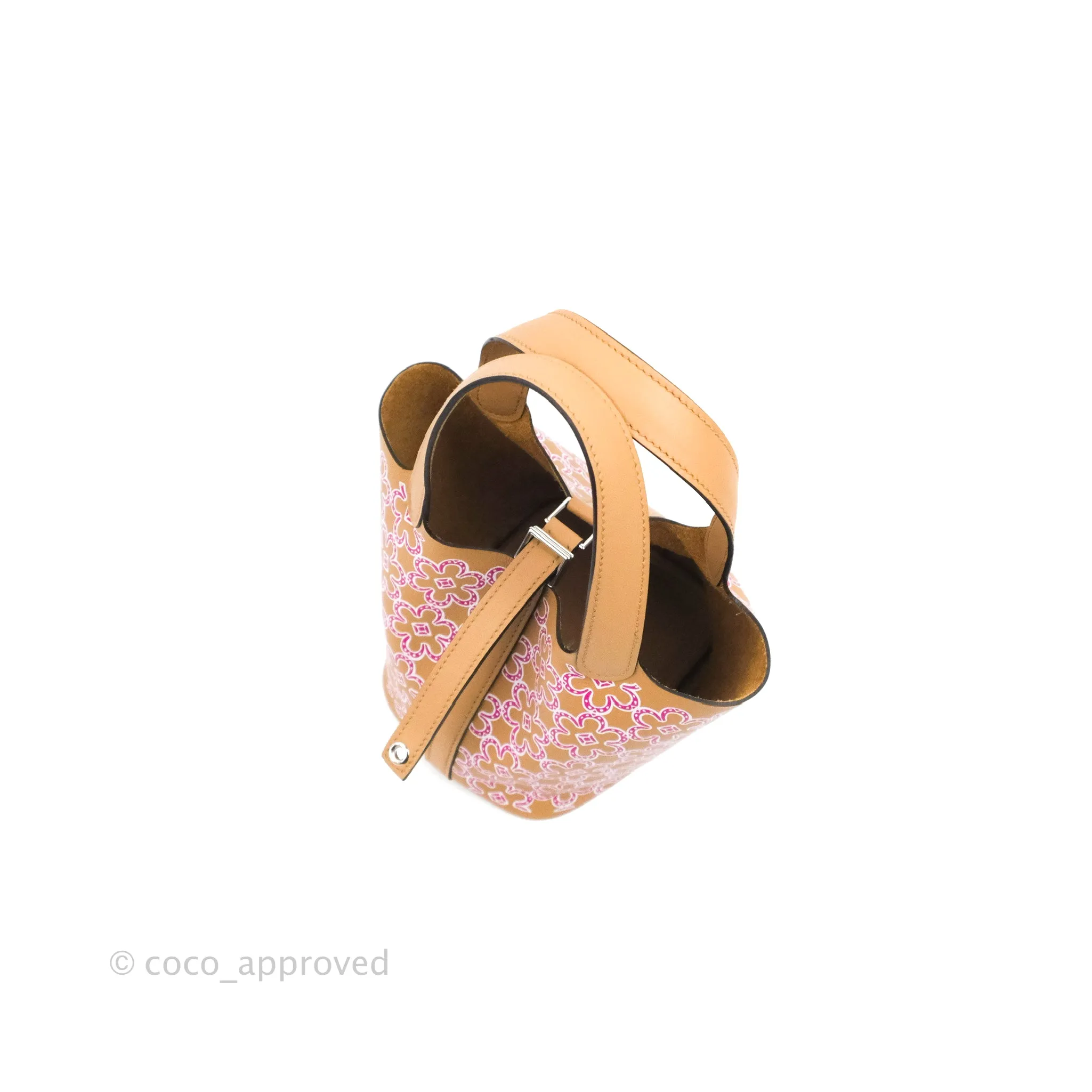 Hermes Micro Picotin 14 Lucky Daisy Chai 0M Swift Palladium Hardware