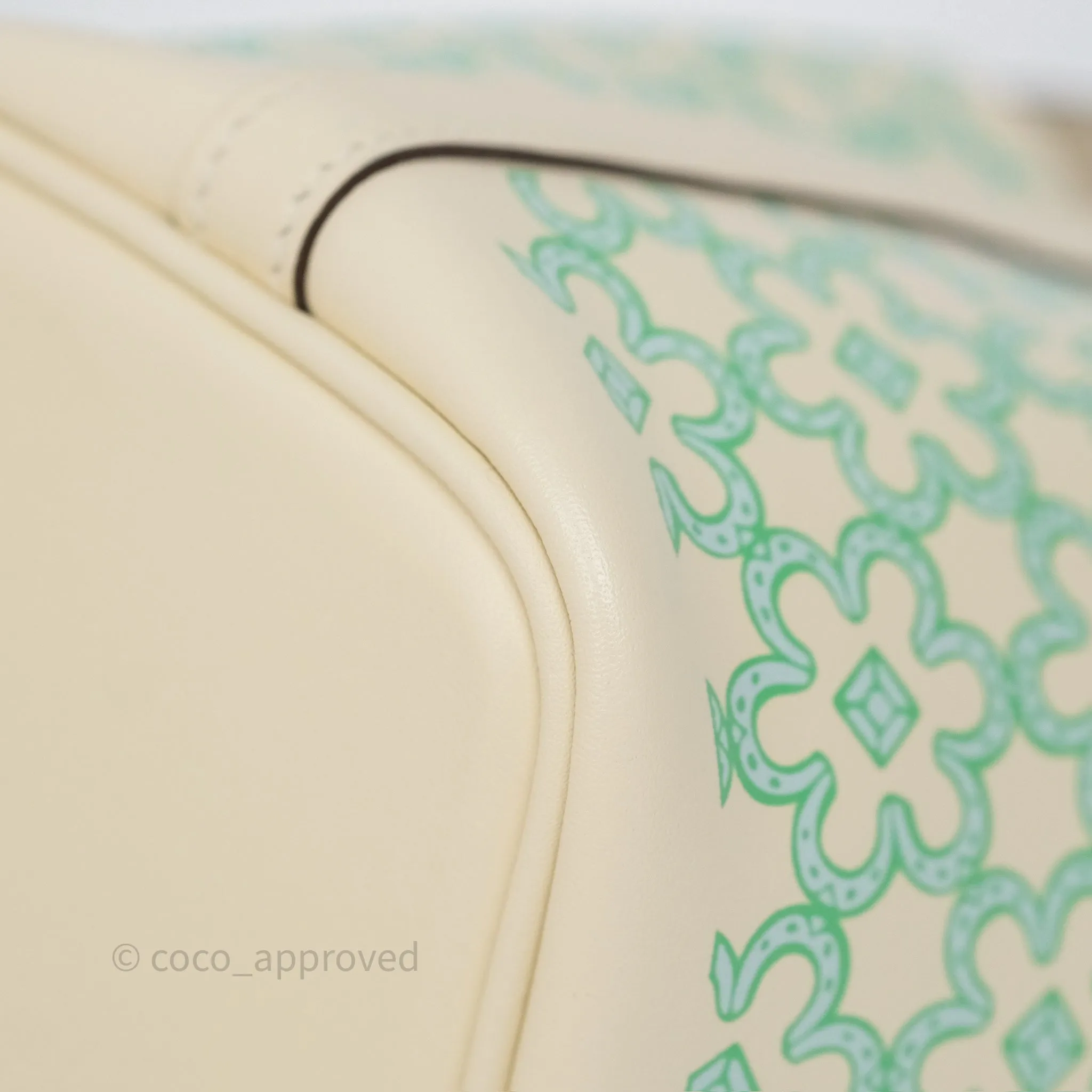 Hermes Micro Picotin 14 Lucky Daisy Nata I2 Vert Swift Palladium Hardware