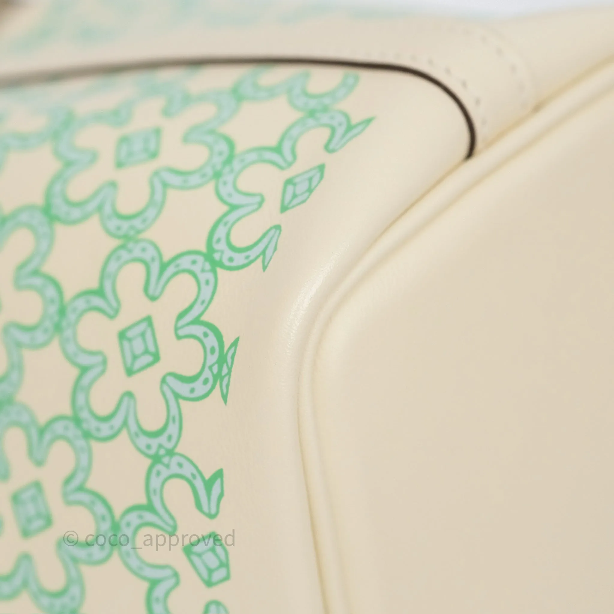 Hermes Micro Picotin 14 Lucky Daisy Nata I2 Vert Swift Palladium Hardware