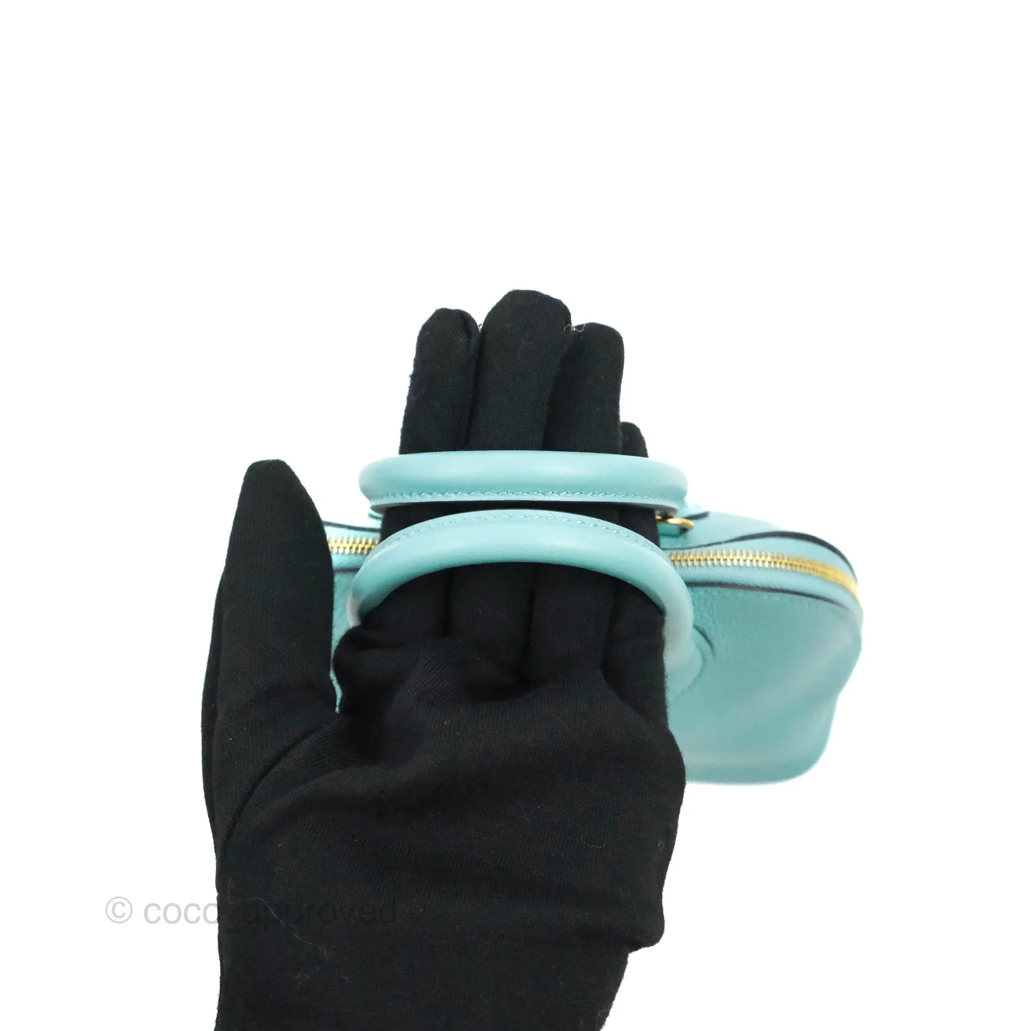 Hermes Mini Bolide 1923 Bag Bleu Atoll Evecolor Gold Hardware
