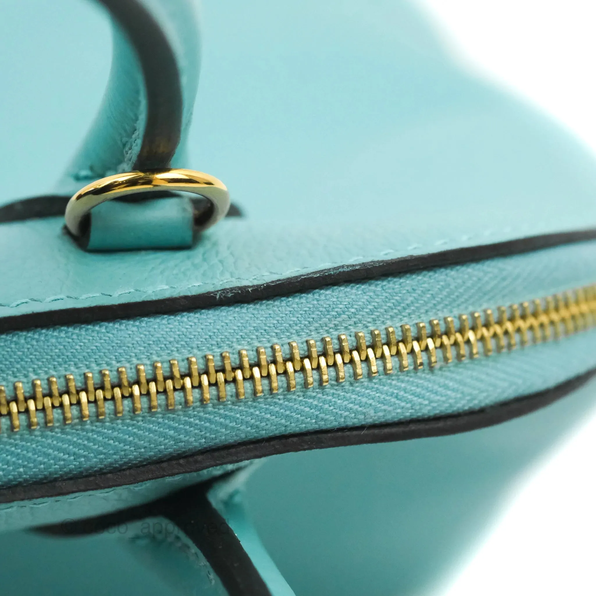 Hermes Mini Bolide 1923 Bag Bleu Atoll Evecolor Gold Hardware