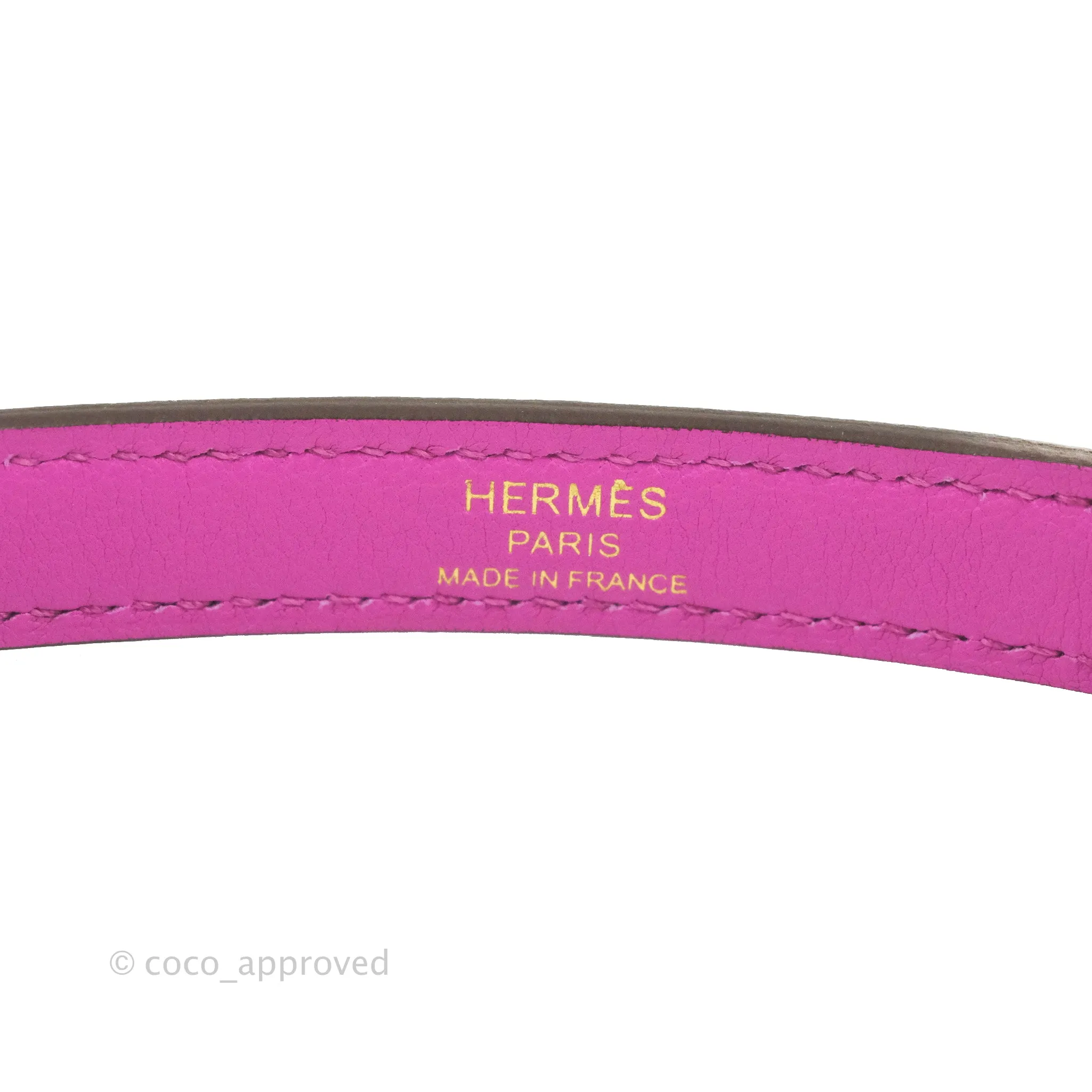 Hermes Mini Dog Carres Bag Magnolia Swift Strap