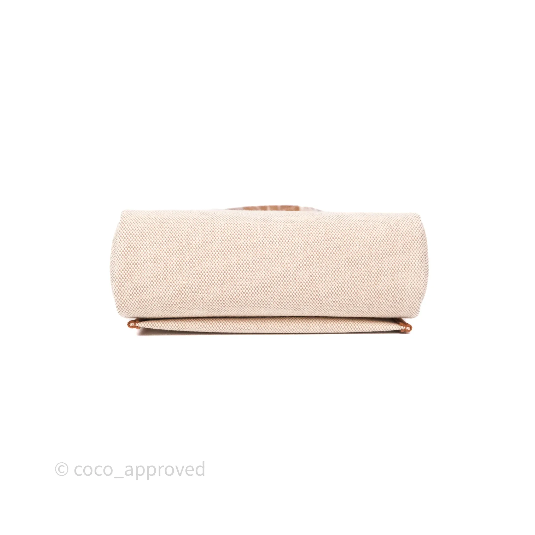 Hermes Mini Herbag Gold Ecru Gold Hardware