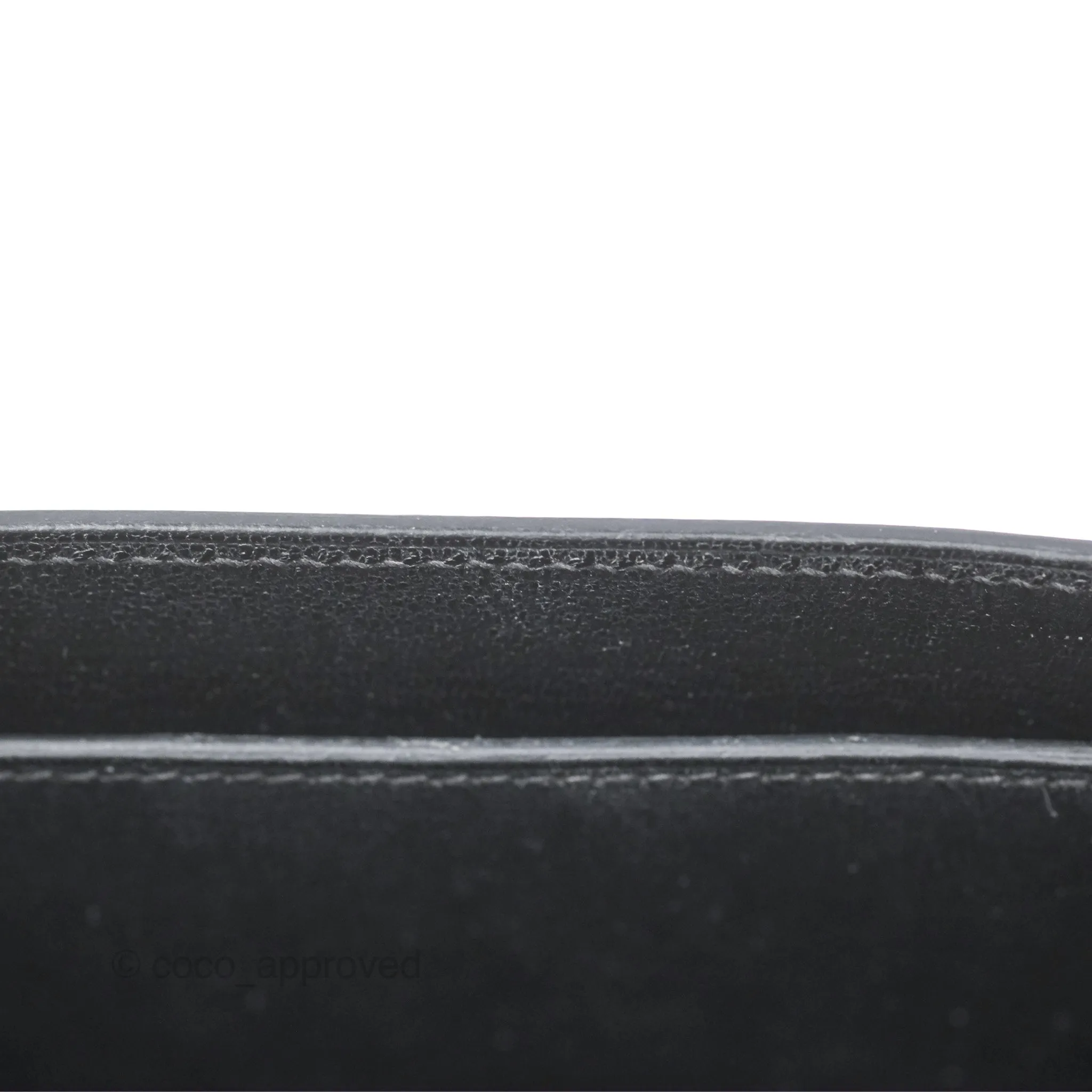 Hermes Octogone 23 Black Epsom