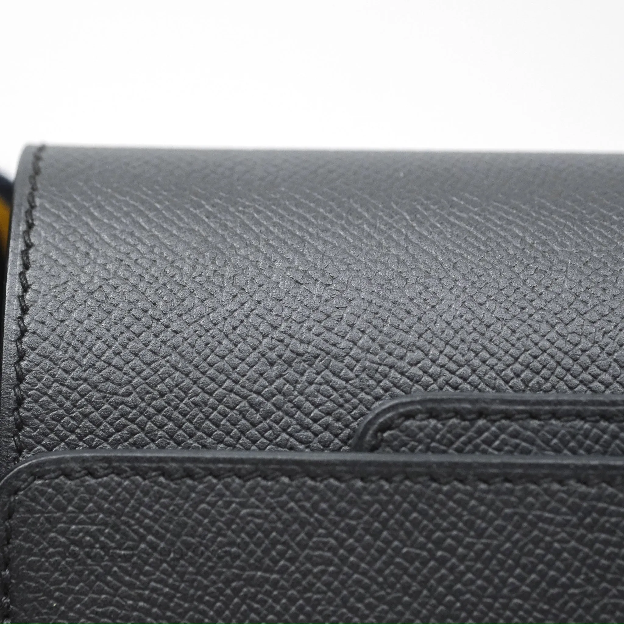 Hermes Octogone 23 Black Epsom