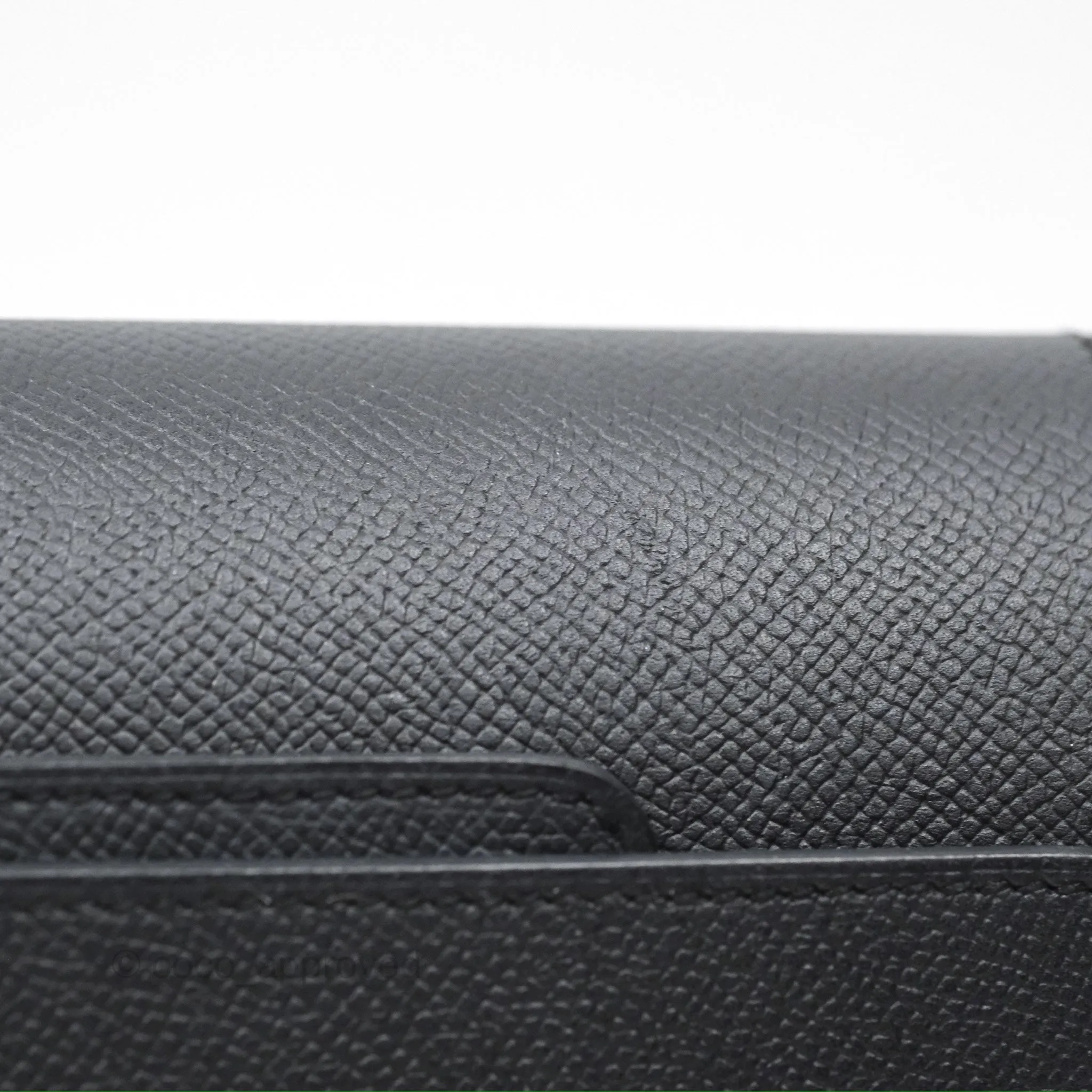 Hermes Octogone 23 Black Epsom