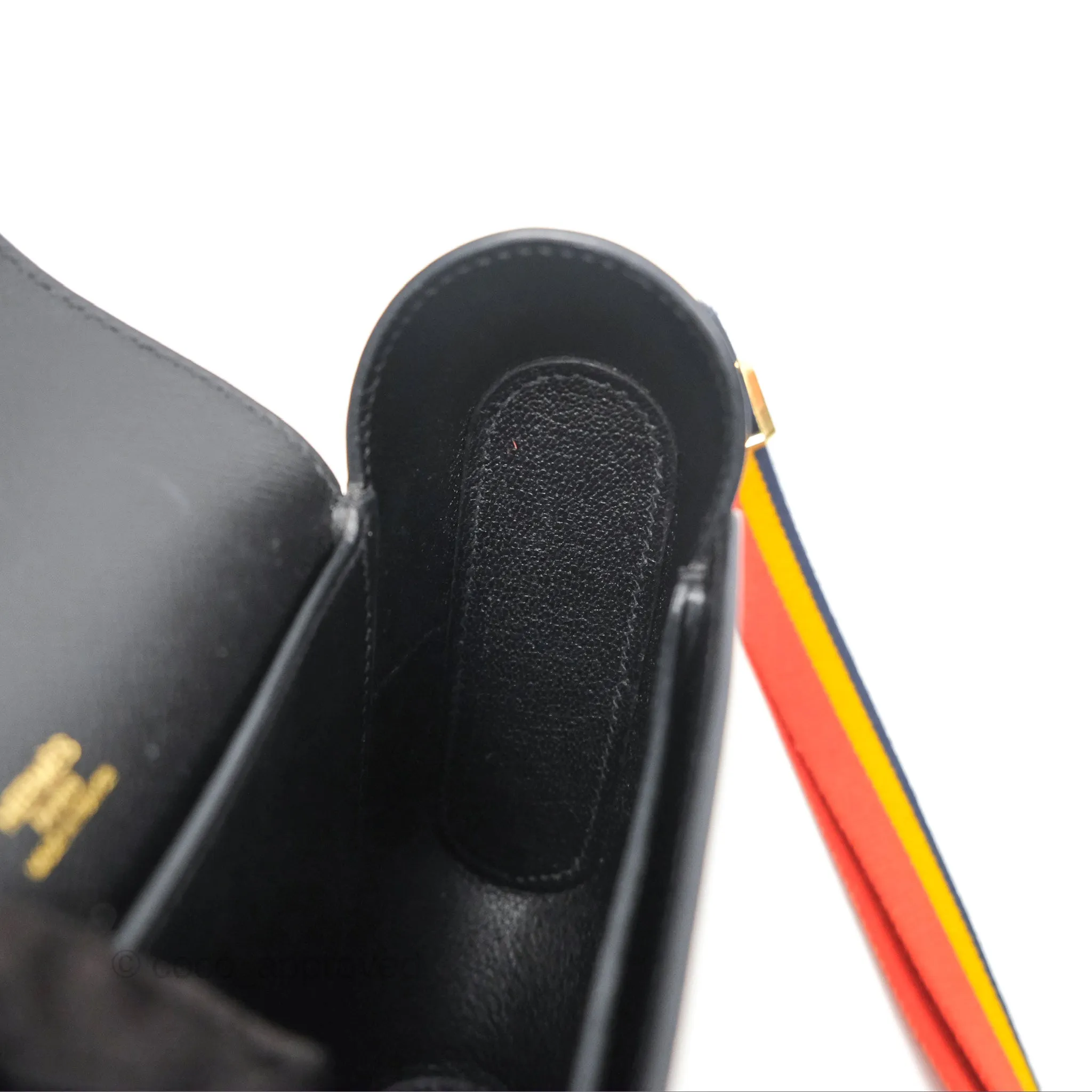 Hermes Octogone 23 Black Epsom