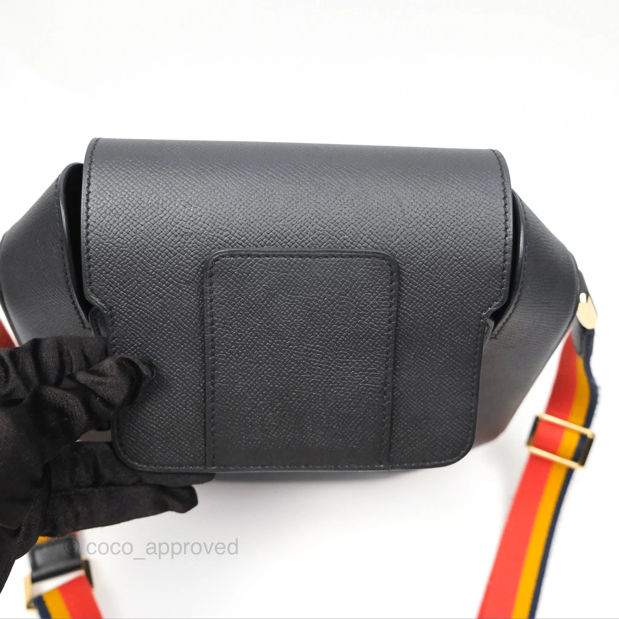 Hermes Octogone 23 Black Epsom