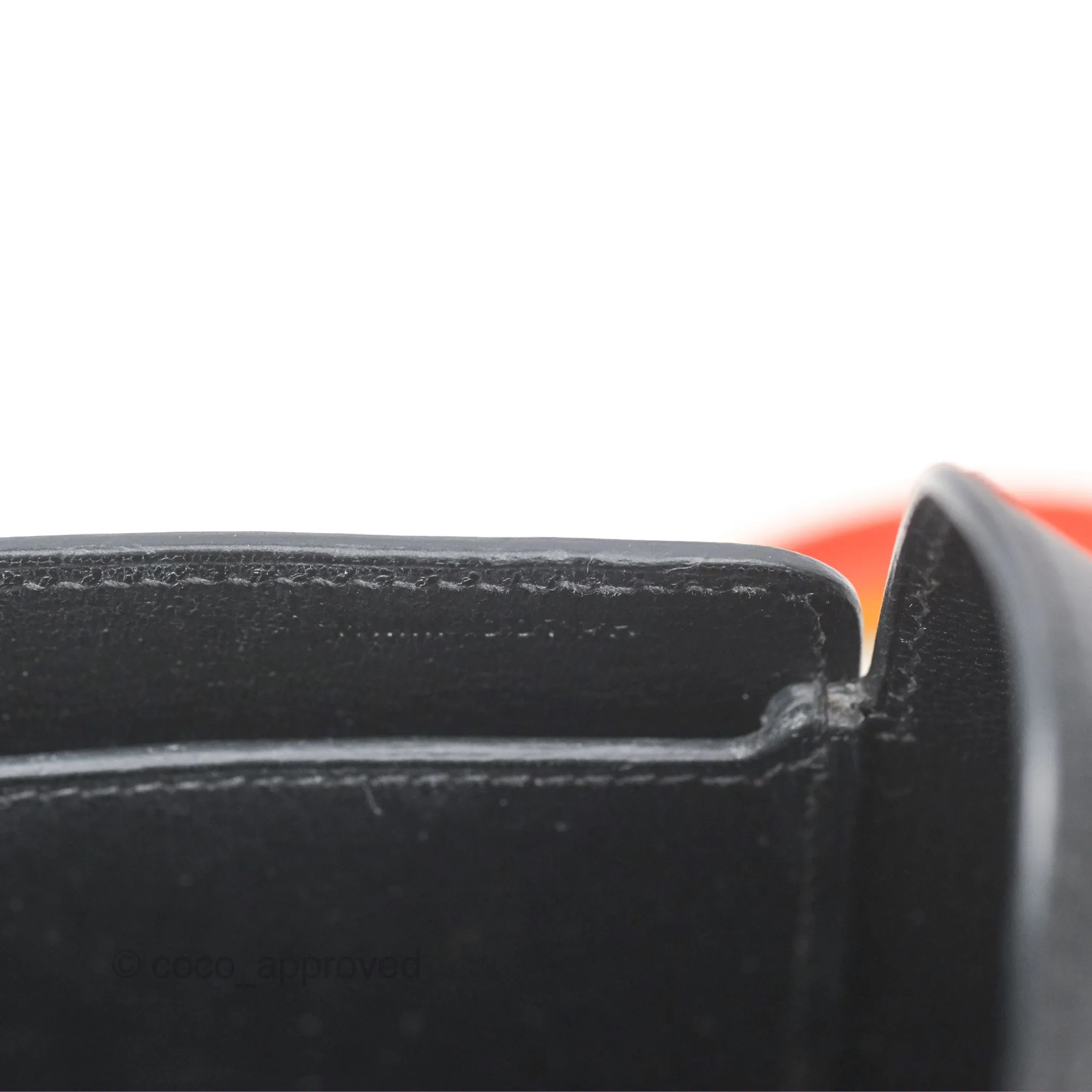 Hermes Octogone 23 Black Epsom