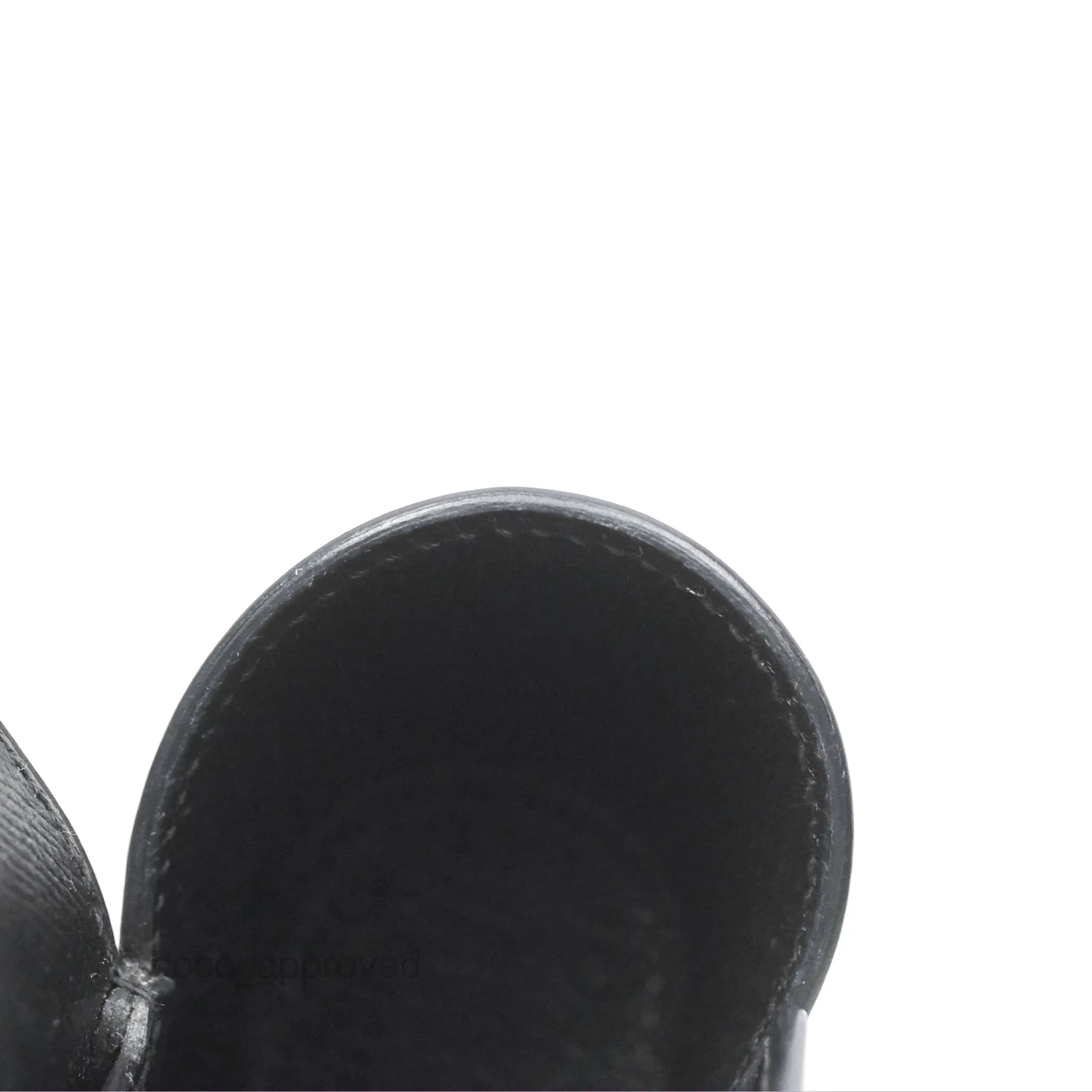 Hermes Octogone 23 Black Epsom
