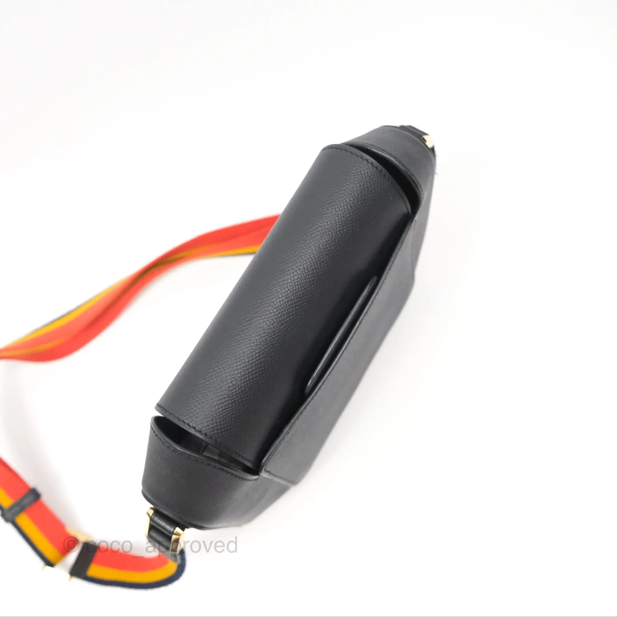Hermes Octogone 23 Black Epsom
