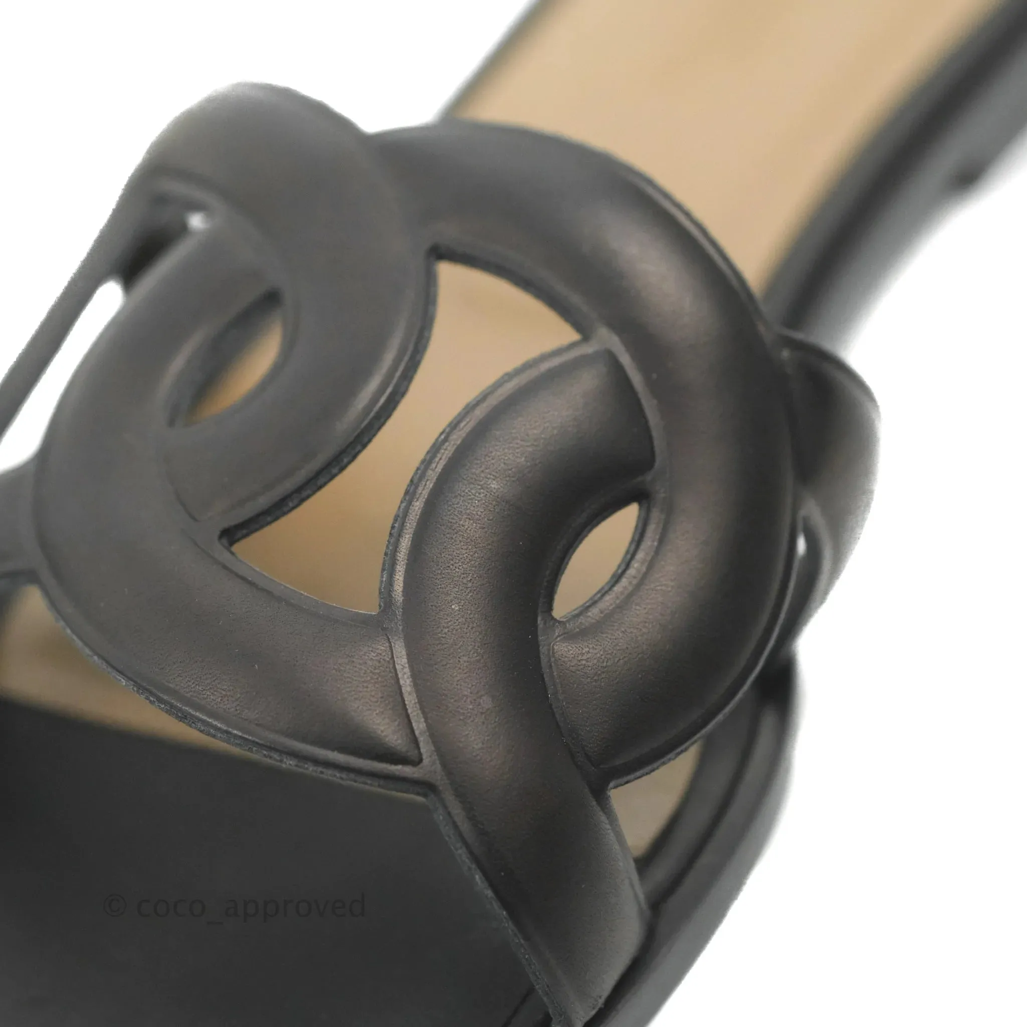 Hermes Omaha Sandal Black Size 37