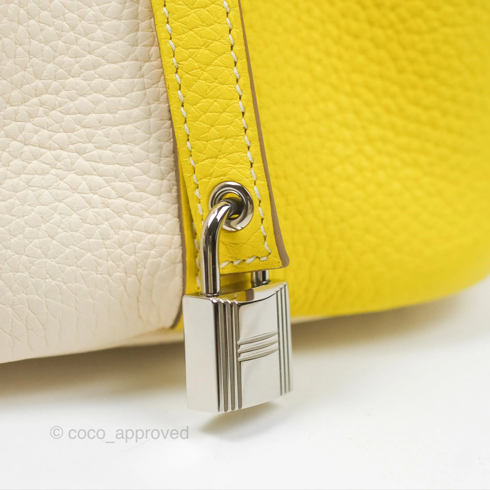Hermes Picotin Lock 18 Lime 9R / Nata I2 Clemence Palladium Hardware