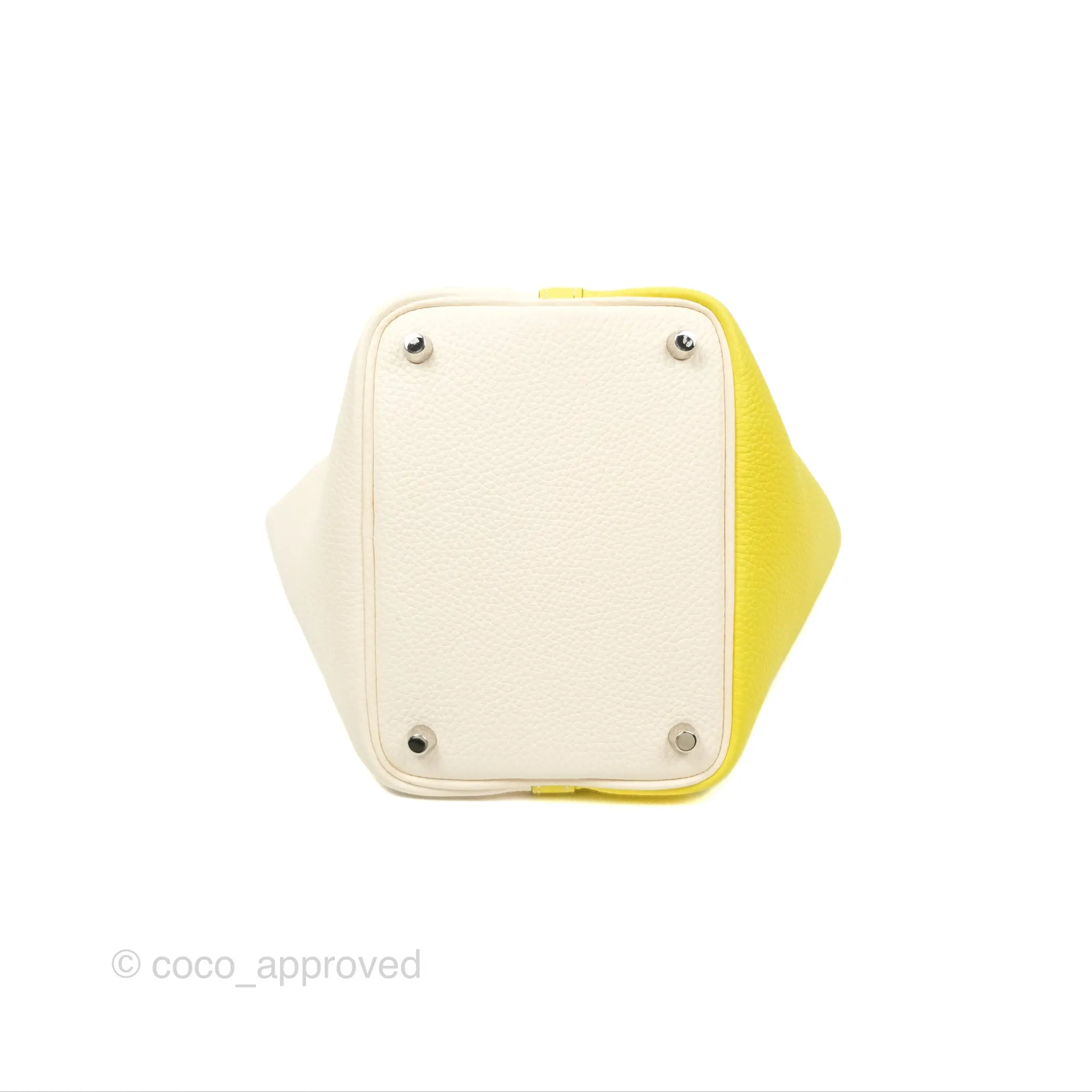 Hermes Picotin Lock 18 Lime 9R / Nata I2 Clemence Palladium Hardware