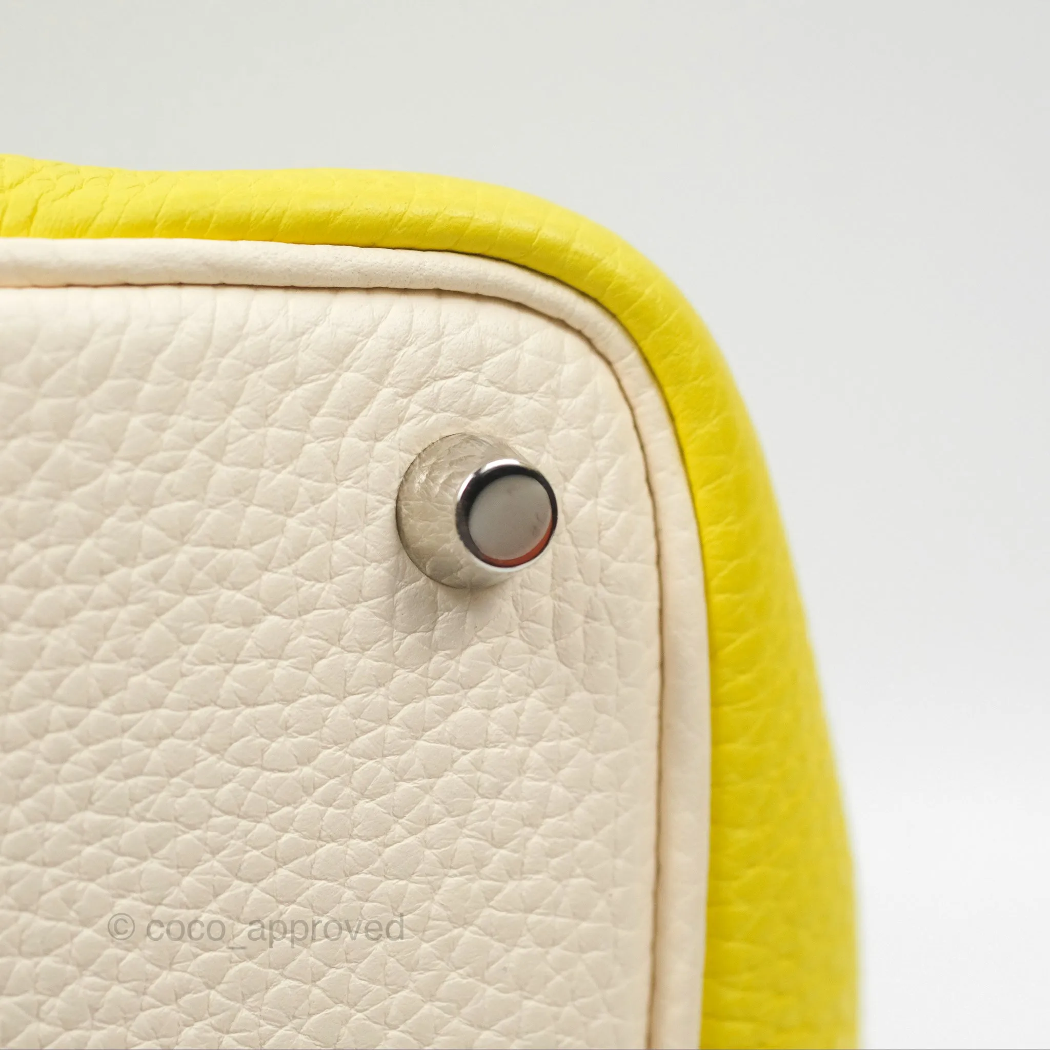 Hermes Picotin Lock 18 Lime 9R / Nata I2 Clemence Palladium Hardware