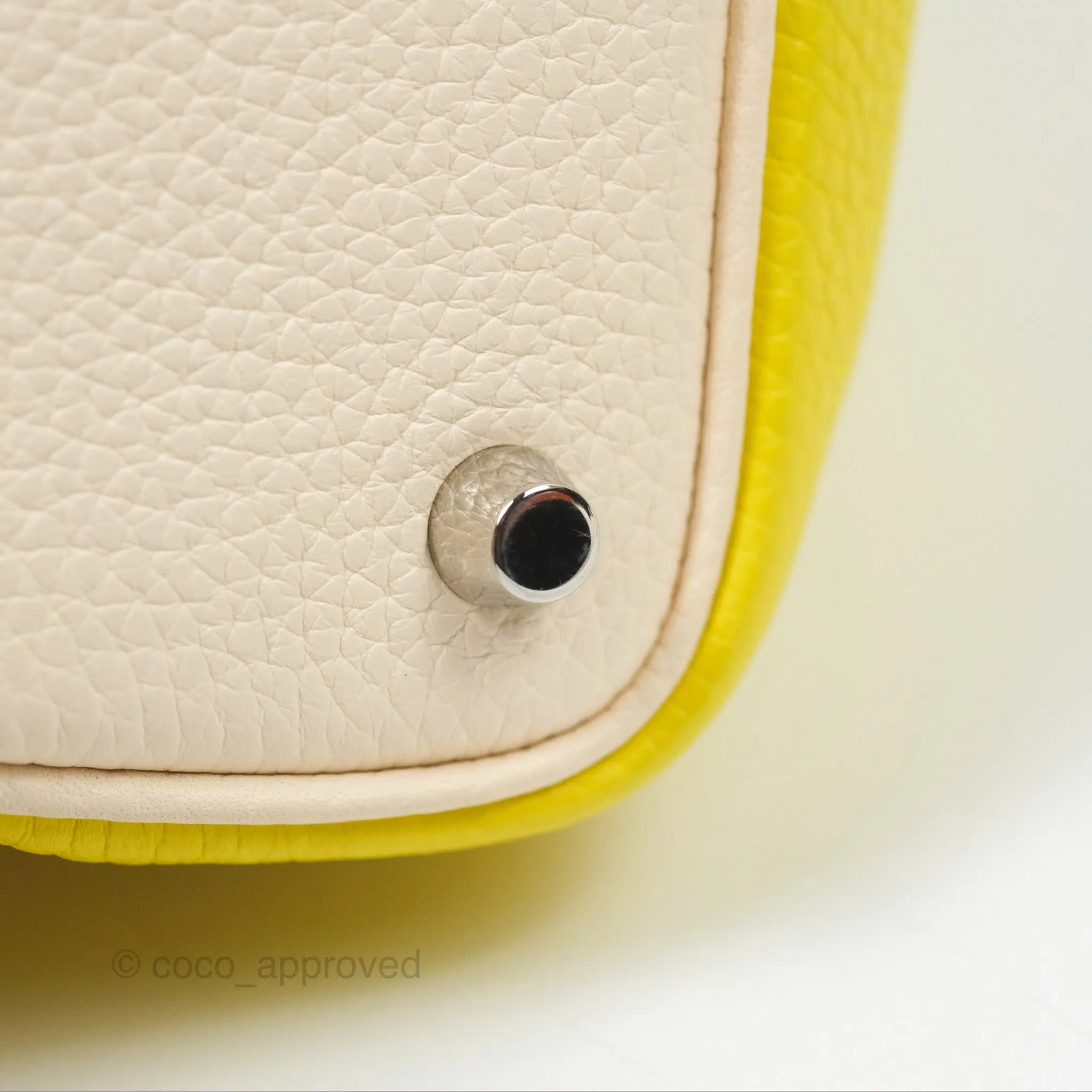 Hermes Picotin Lock 18 Lime 9R / Nata I2 Clemence Palladium Hardware