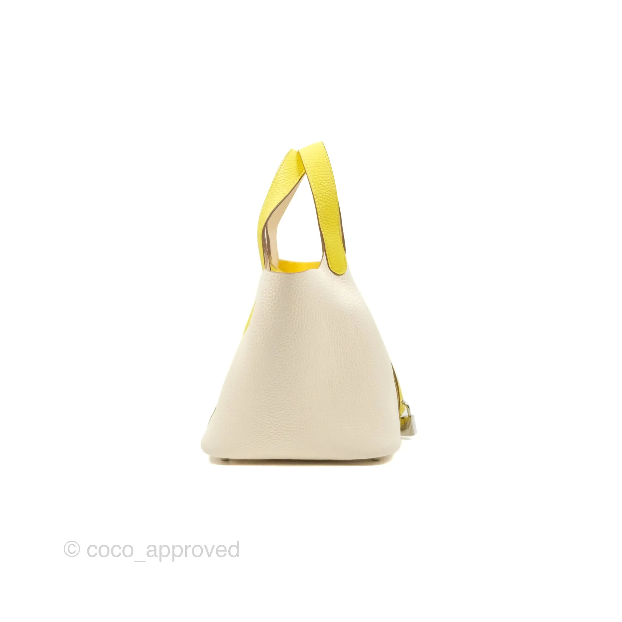Hermes Picotin Lock 18 Lime 9R / Nata I2 Clemence Palladium Hardware