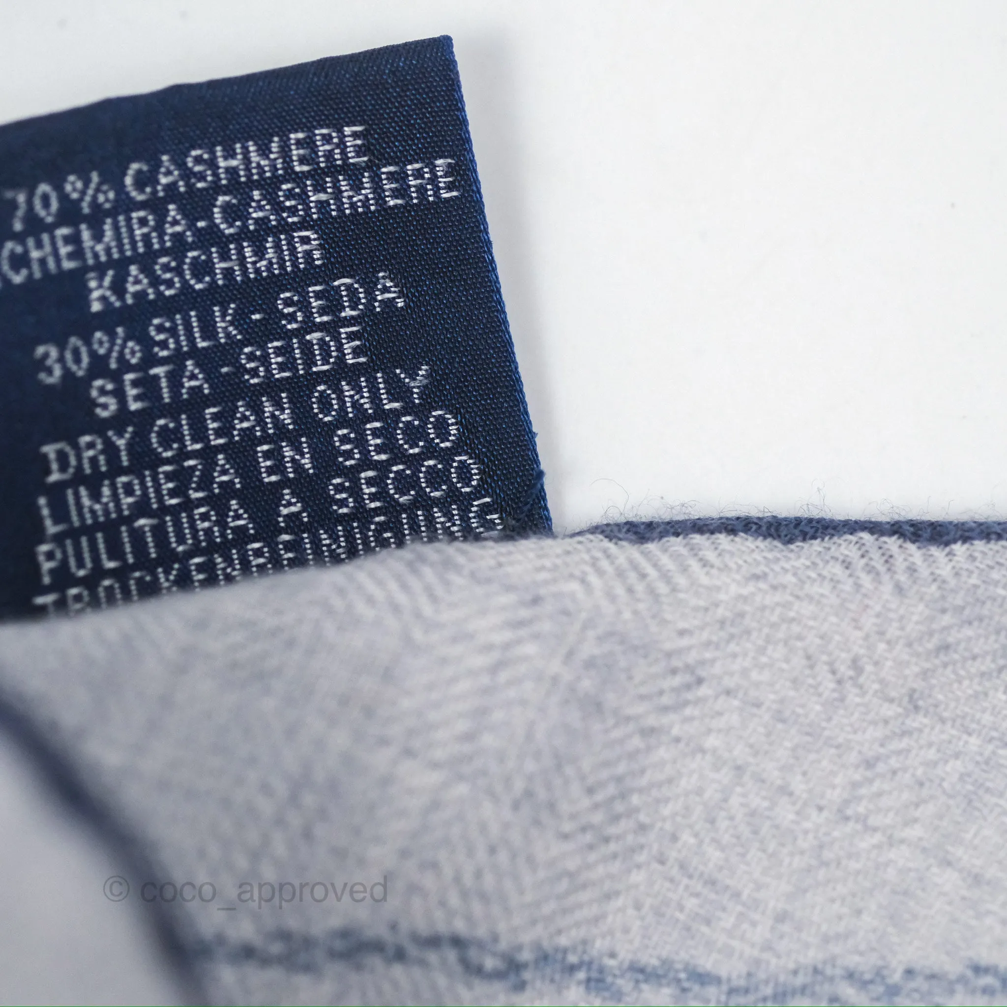 Hermes Pirouette Au Galop Cashmere Triangle Scarf