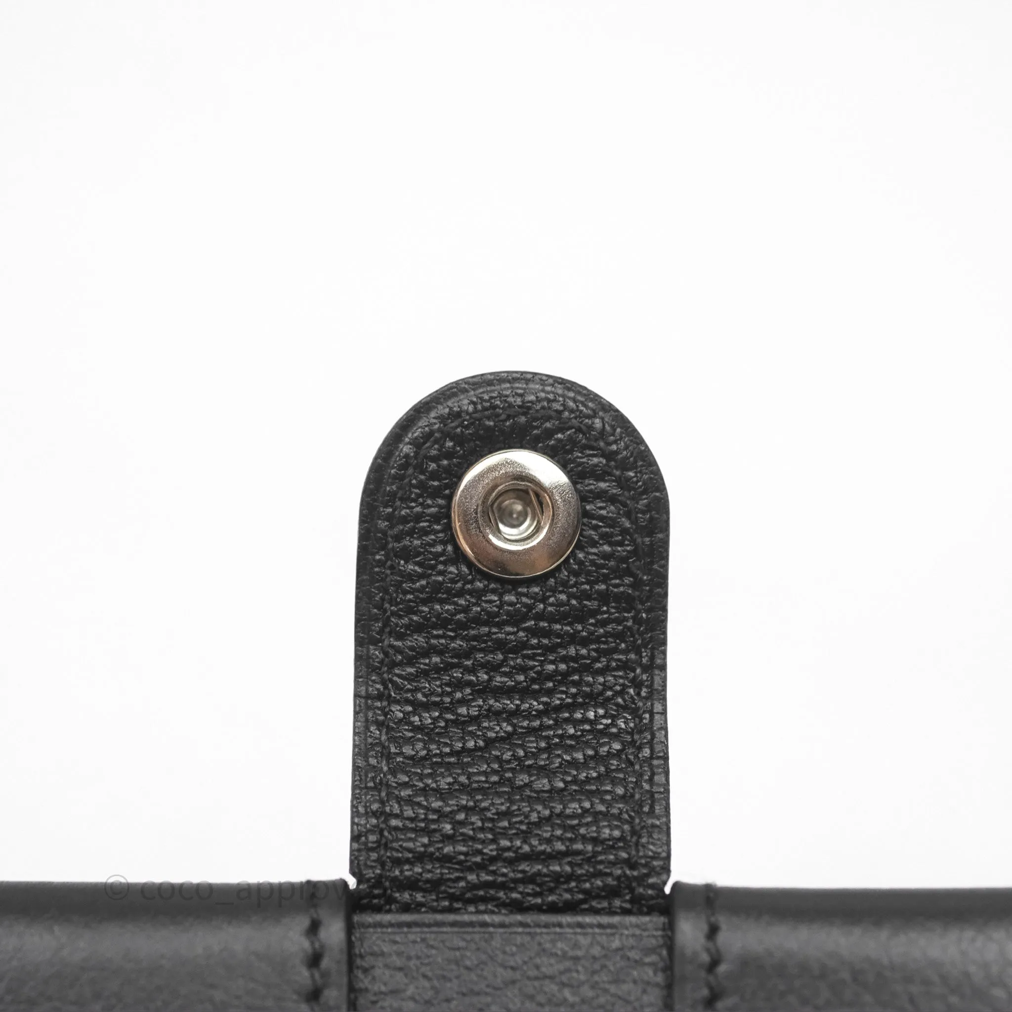 Hermes Porte-Cartes R.M.S Veau Evergrain Noir