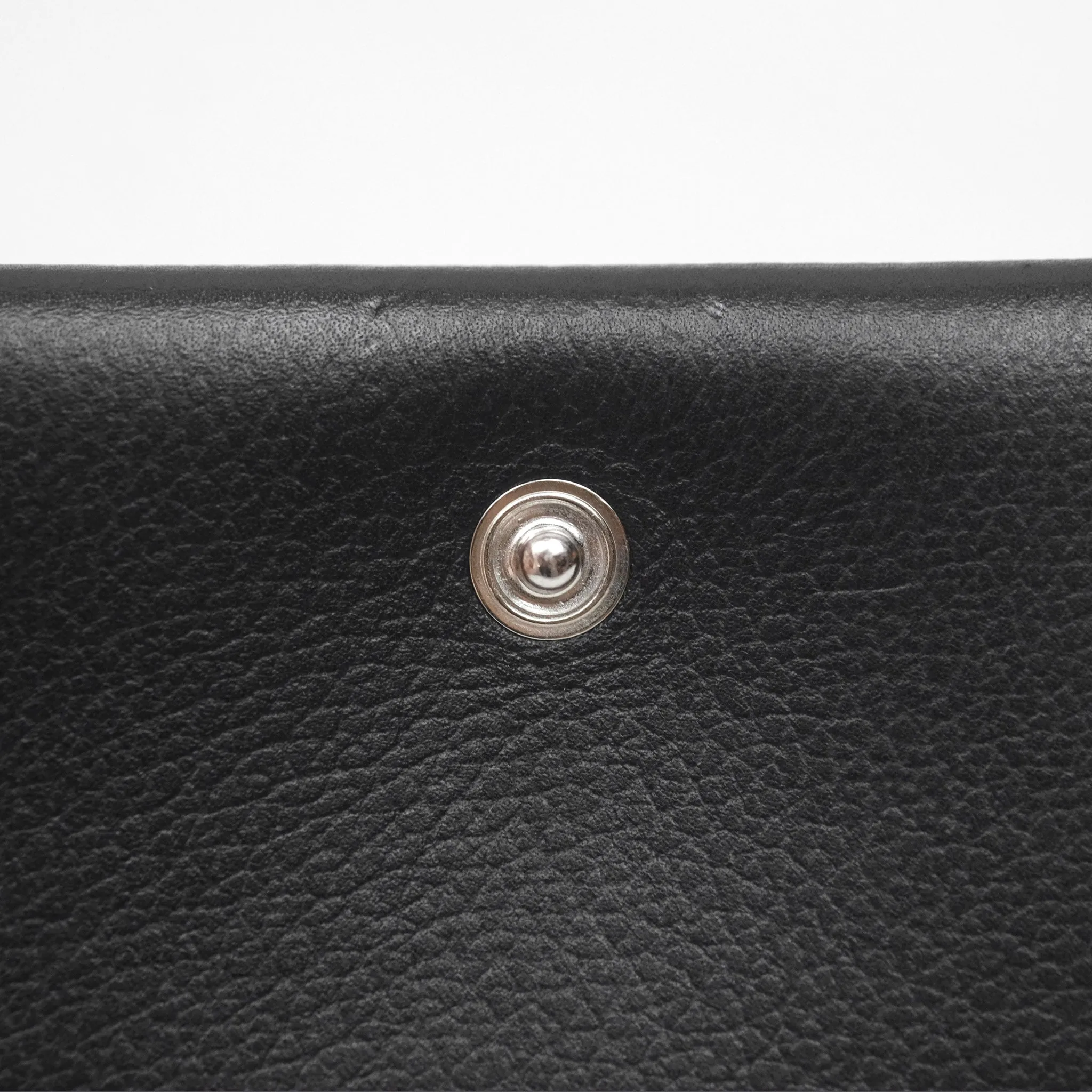 Hermes Porte-Cartes R.M.S Veau Evergrain Noir