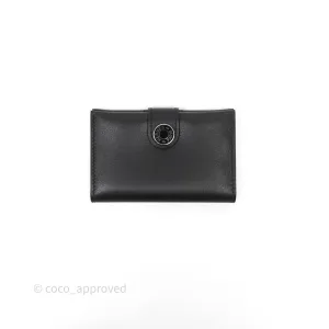 Hermes Porte-Cartes R.M.S Veau Evergrain Noir