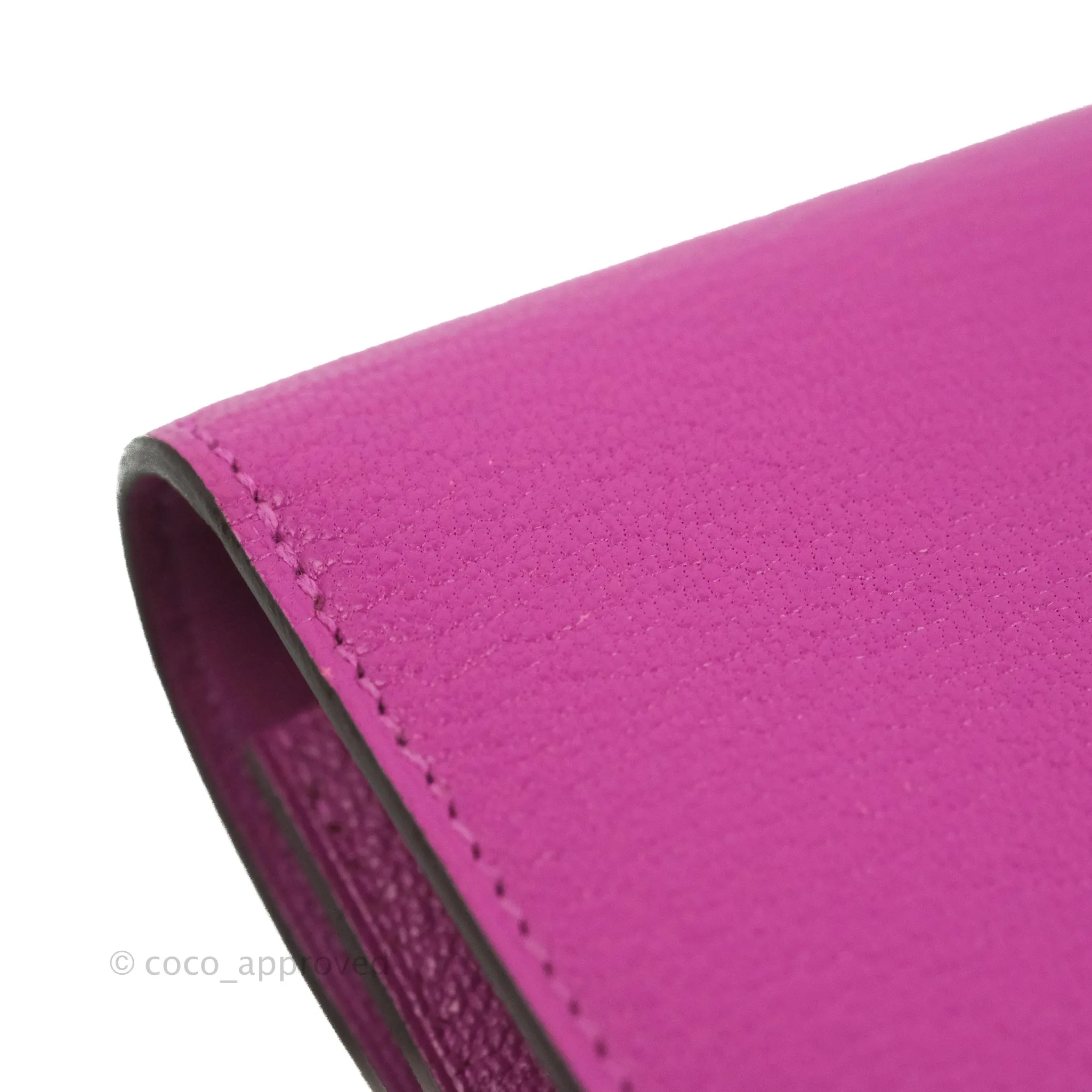 Hermes Portefeuille 1938-12 Magnolia Chevre Mysore