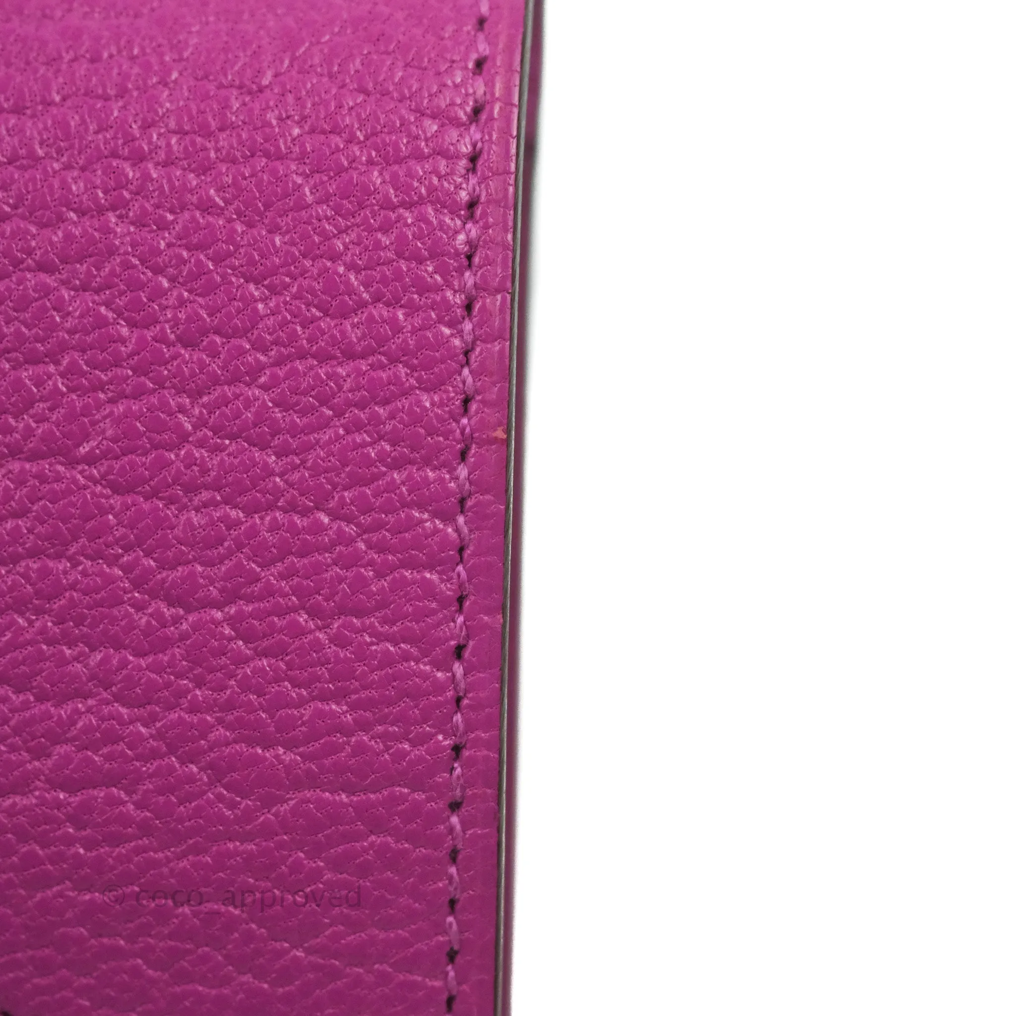 Hermes Portefeuille 1938-12 Magnolia Chevre Mysore