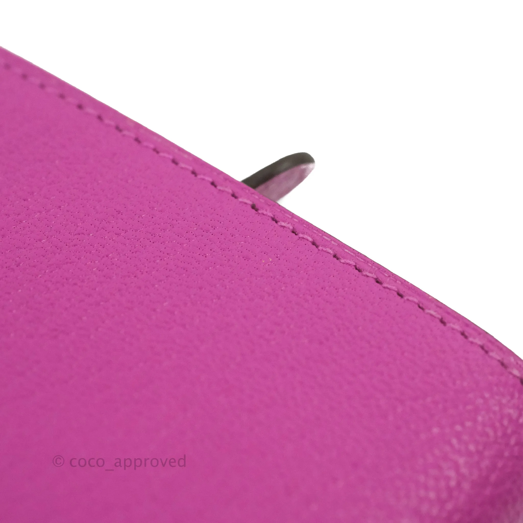 Hermes Portefeuille 1938-12 Magnolia Chevre Mysore