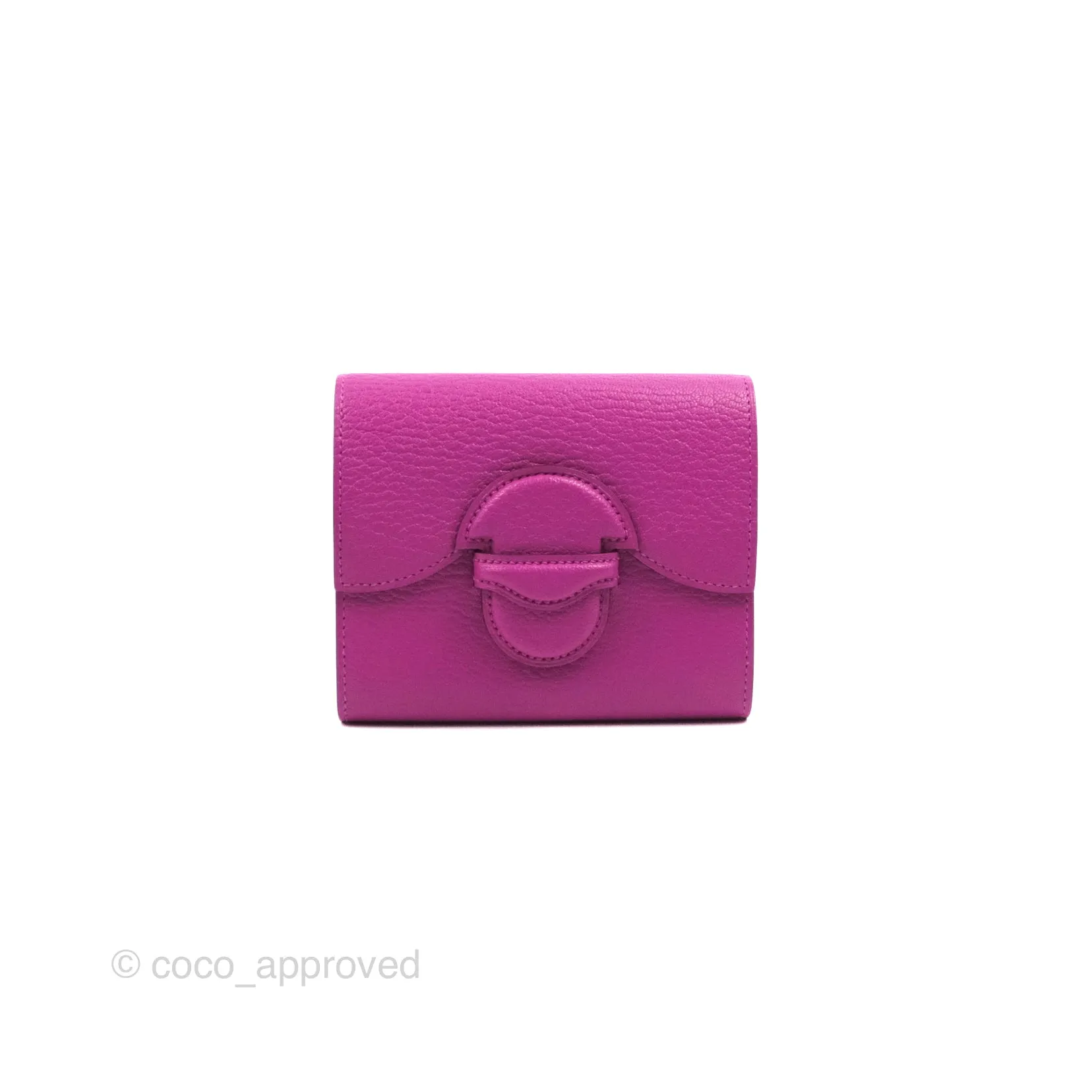 Hermes Portefeuille 1938-12 Magnolia Chevre Mysore