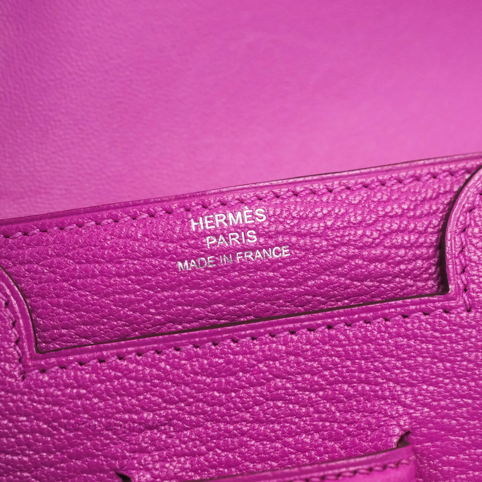 Hermes Portefeuille 1938-12 Magnolia Chevre Mysore