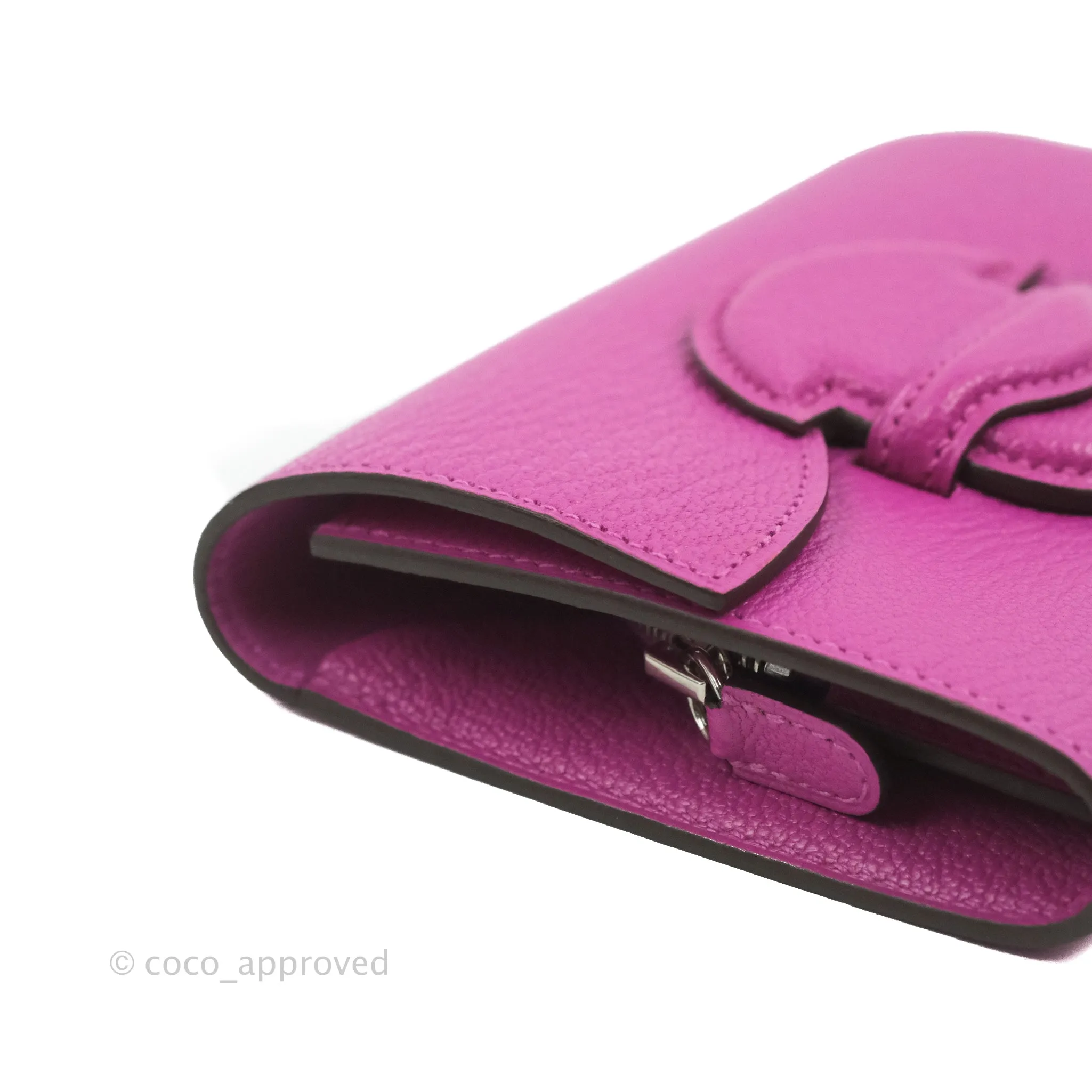 Hermes Portefeuille 1938-12 Magnolia Chevre Mysore