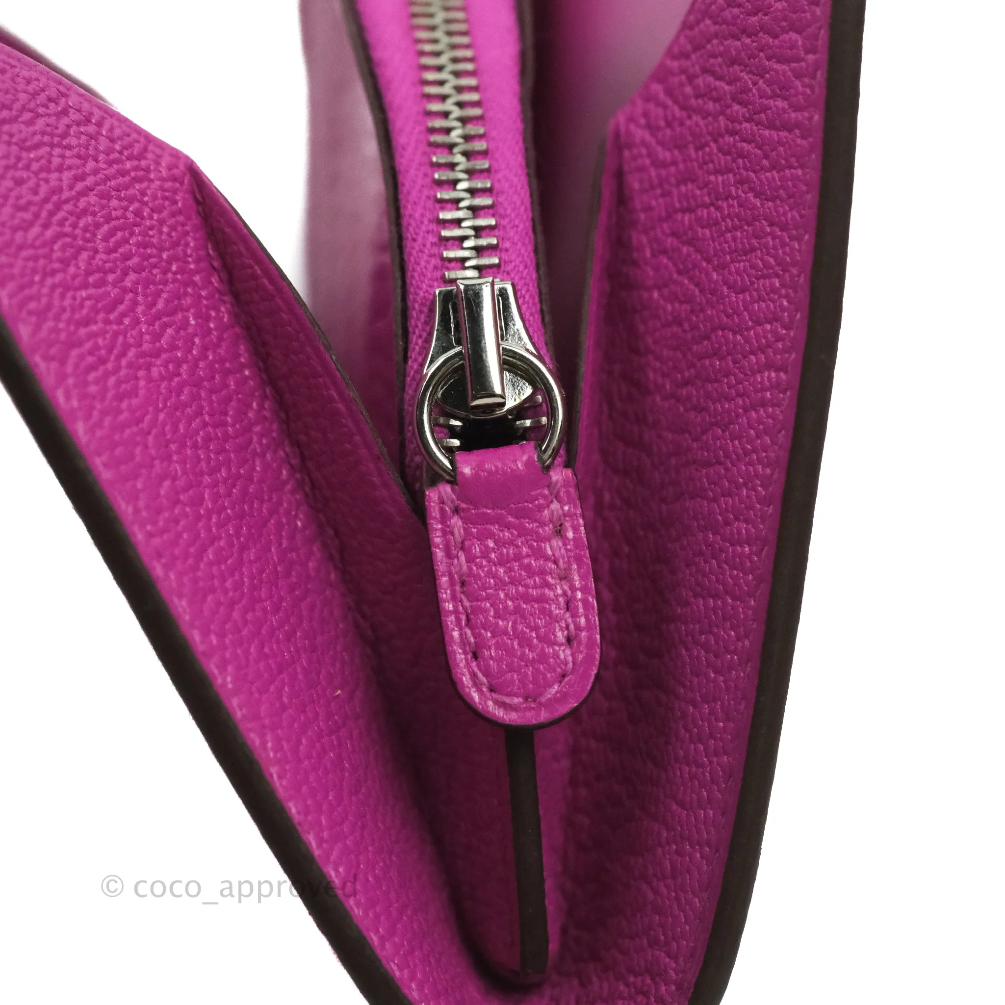 Hermes Portefeuille 1938-12 Magnolia Chevre Mysore